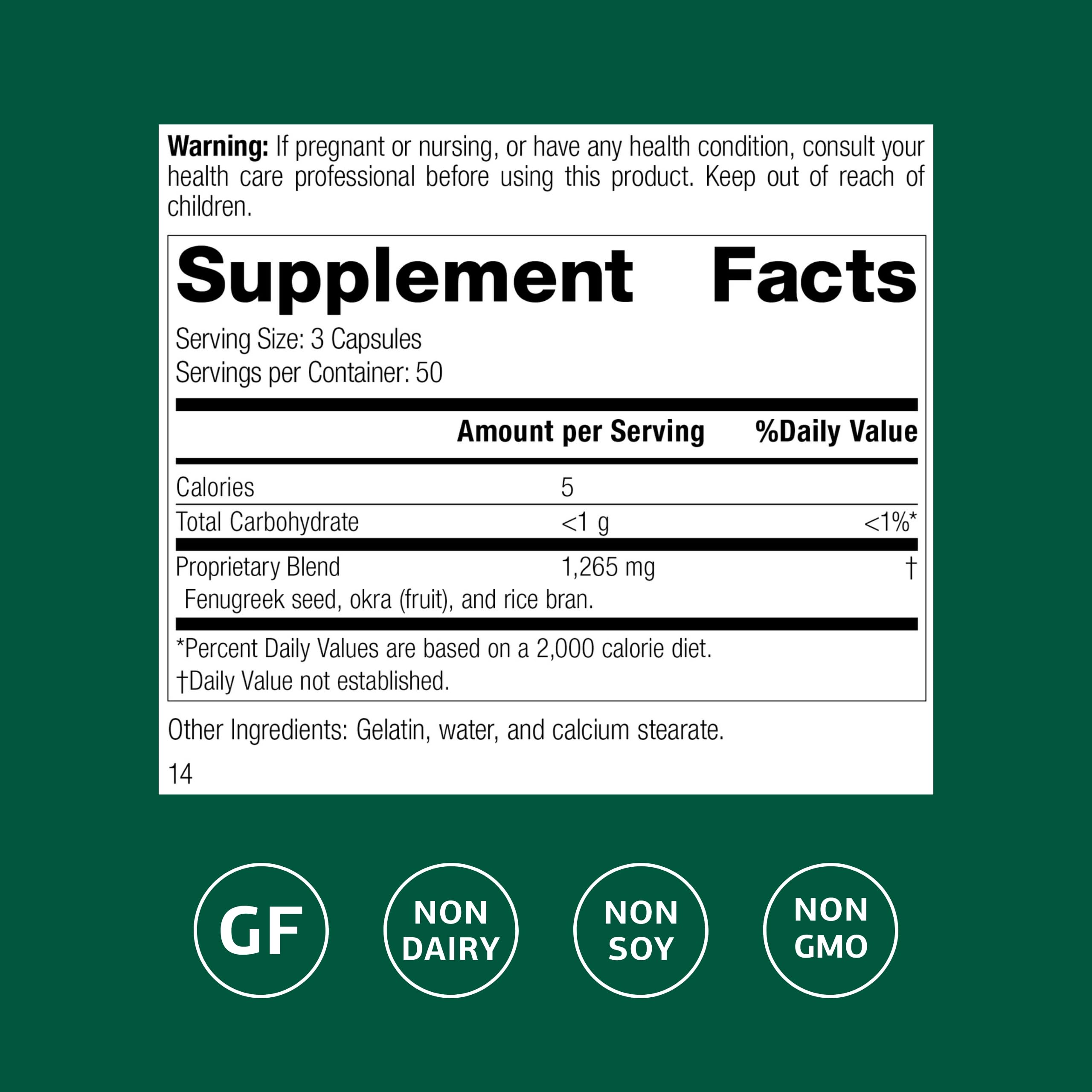Standard Process Fen-Gre - Supports Respiratory Support & Healthy Metabolism - Aids Healthy Levels of Mucus & Phlegm - Supports Lung Health & Bronchial Tubes - Gluten-Free & Non-Dairy - 150 Capsules Standard Process Inc. Au supplements