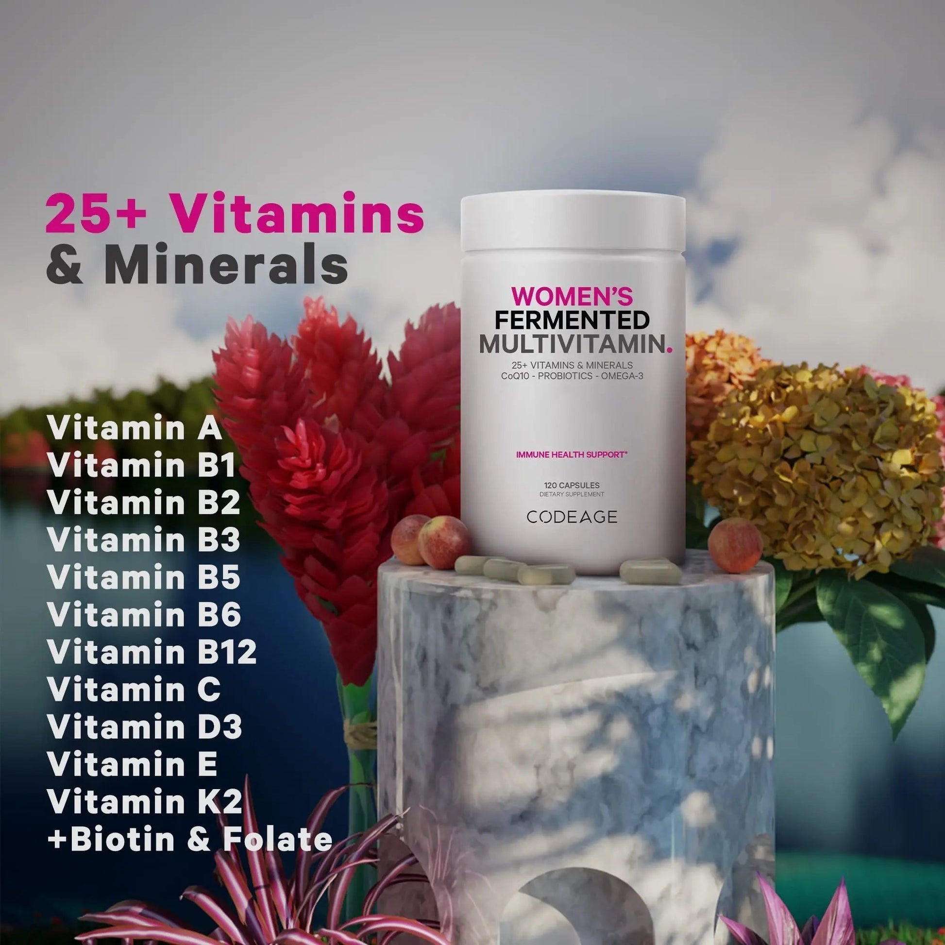 Codeage Women’s Multivitamin Bundle: Women’s Formula & Women’s Probiotic Daily Vitamins Codeage Au supplements
