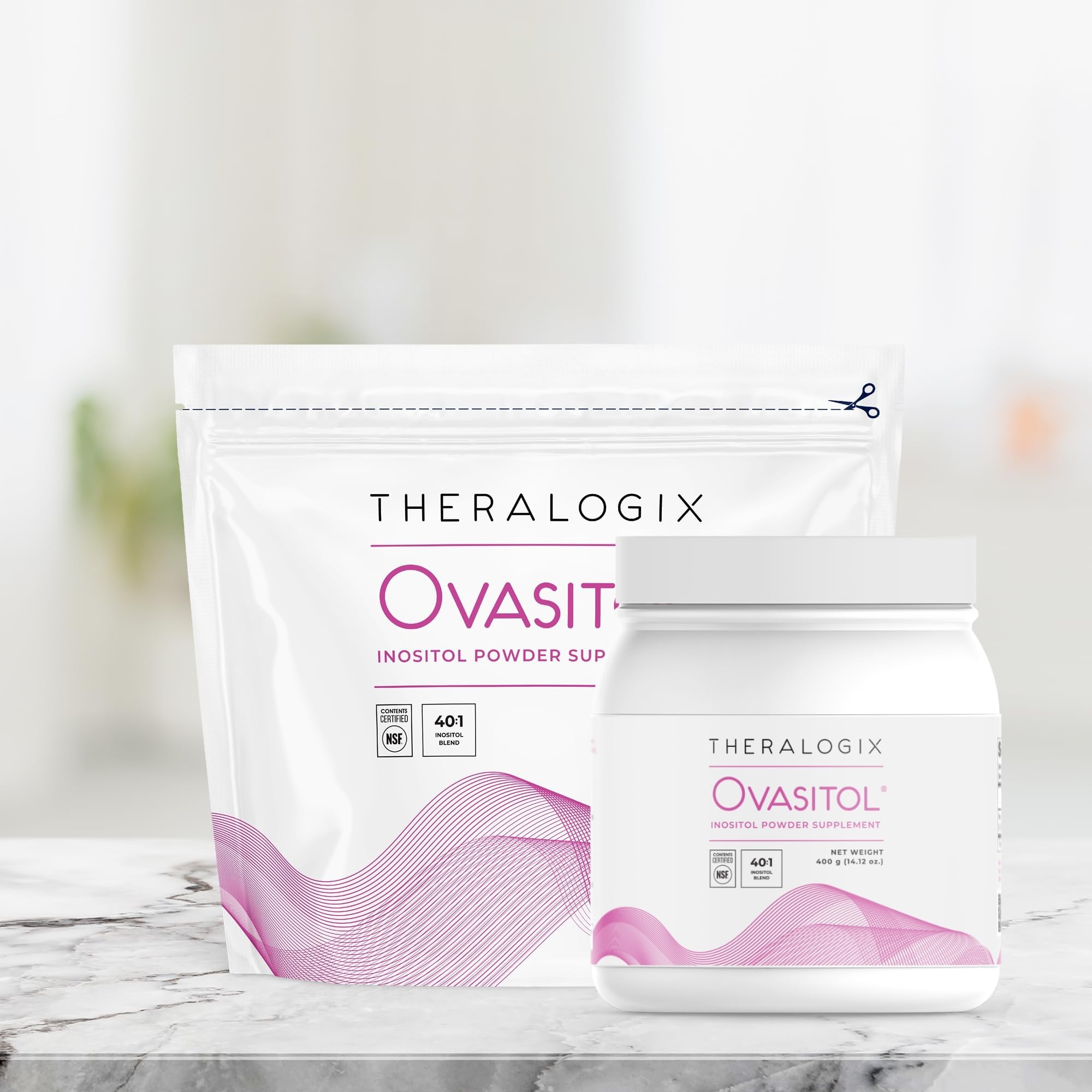 Theralogix Ovasitol Inositol Powder - 180 Servings - Myo-Inositol & D-Chiro Inositol Theralogix Au supplements