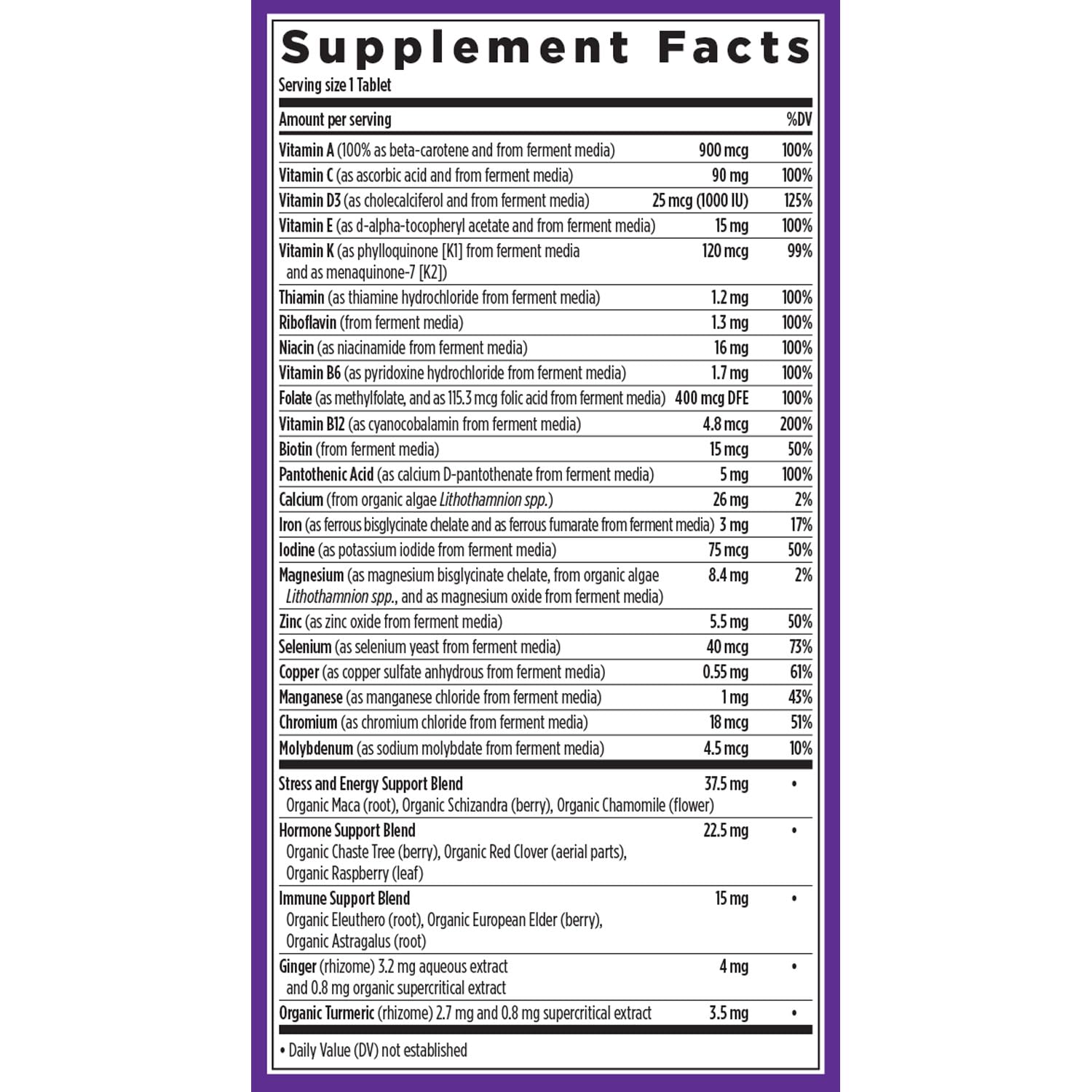 New Chapter Women's Multivitamin for Immune, Beauty + Energy Support with 20+ Nutrients -- Every Woman's One Daily New Chapter Au supplements
