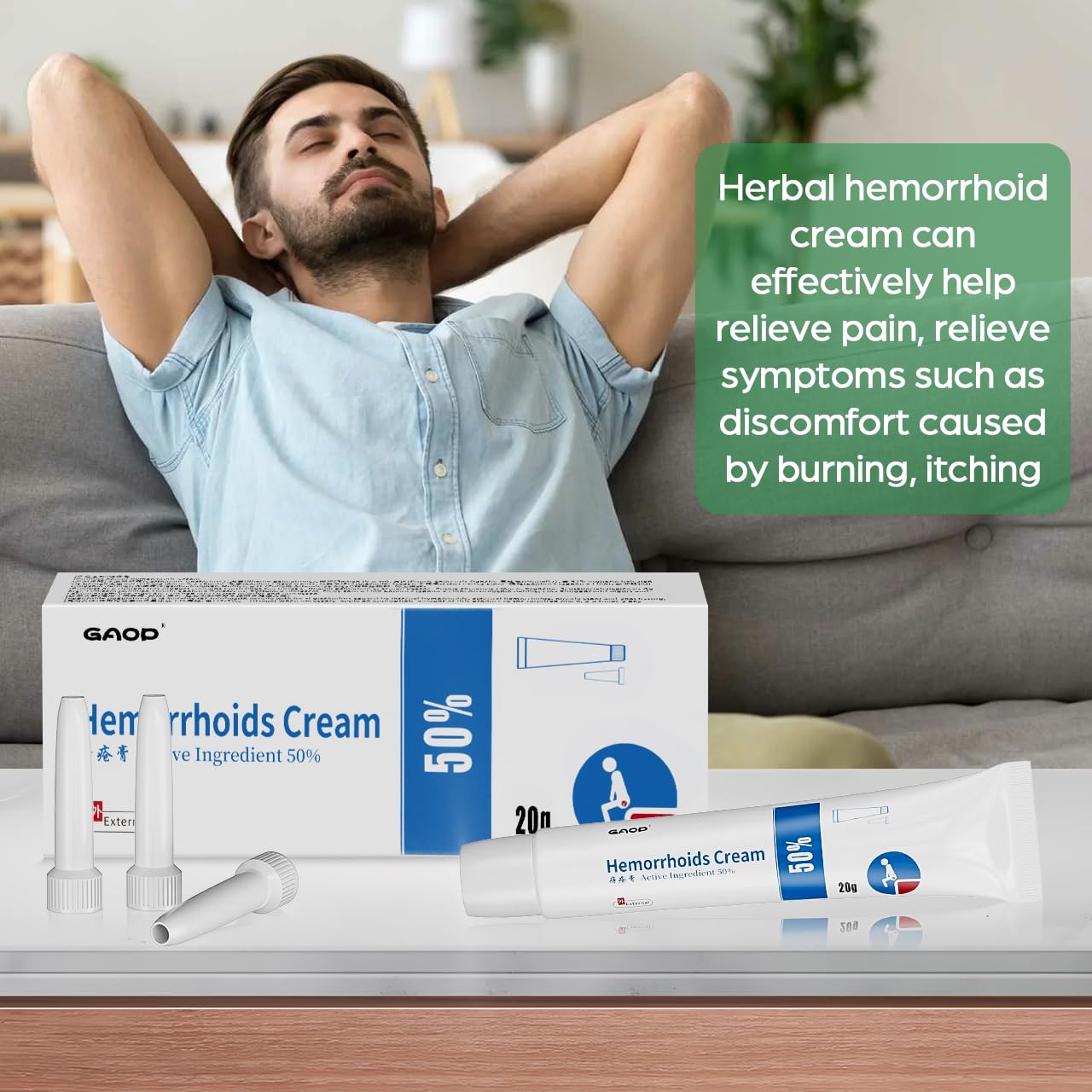 NXHMSWYG Hemorrhoid Cream, Fissure Ointment Body Care Cream Helps to Relieve Pain&Reduce Burning for Men and Women (2pcs) NXHMSWYG Au supplements