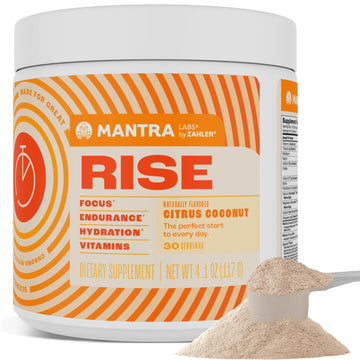 Zahler Mantra Rise, The Energy and Focus Supplement, Citrus Coconut Flavored, 30 Servings. Zahler Au supplements