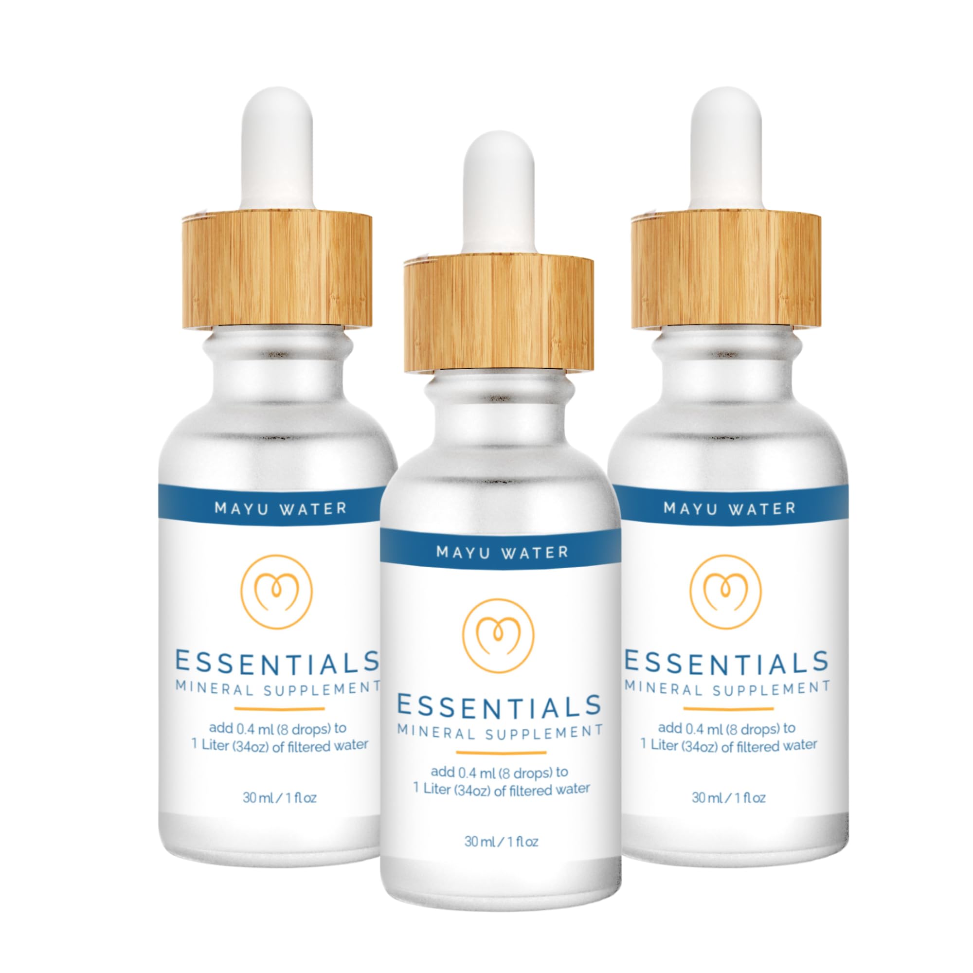 MAYU Trace Mineral Drops - 3 Bottles - 80+ Full-Spectrum Ionic Minerals for Water - Great-Tasting Mineral Supplement for Hydration - Magnesium, Potassium & Zinc - No Additives - 90 Servings mayu Au supplements