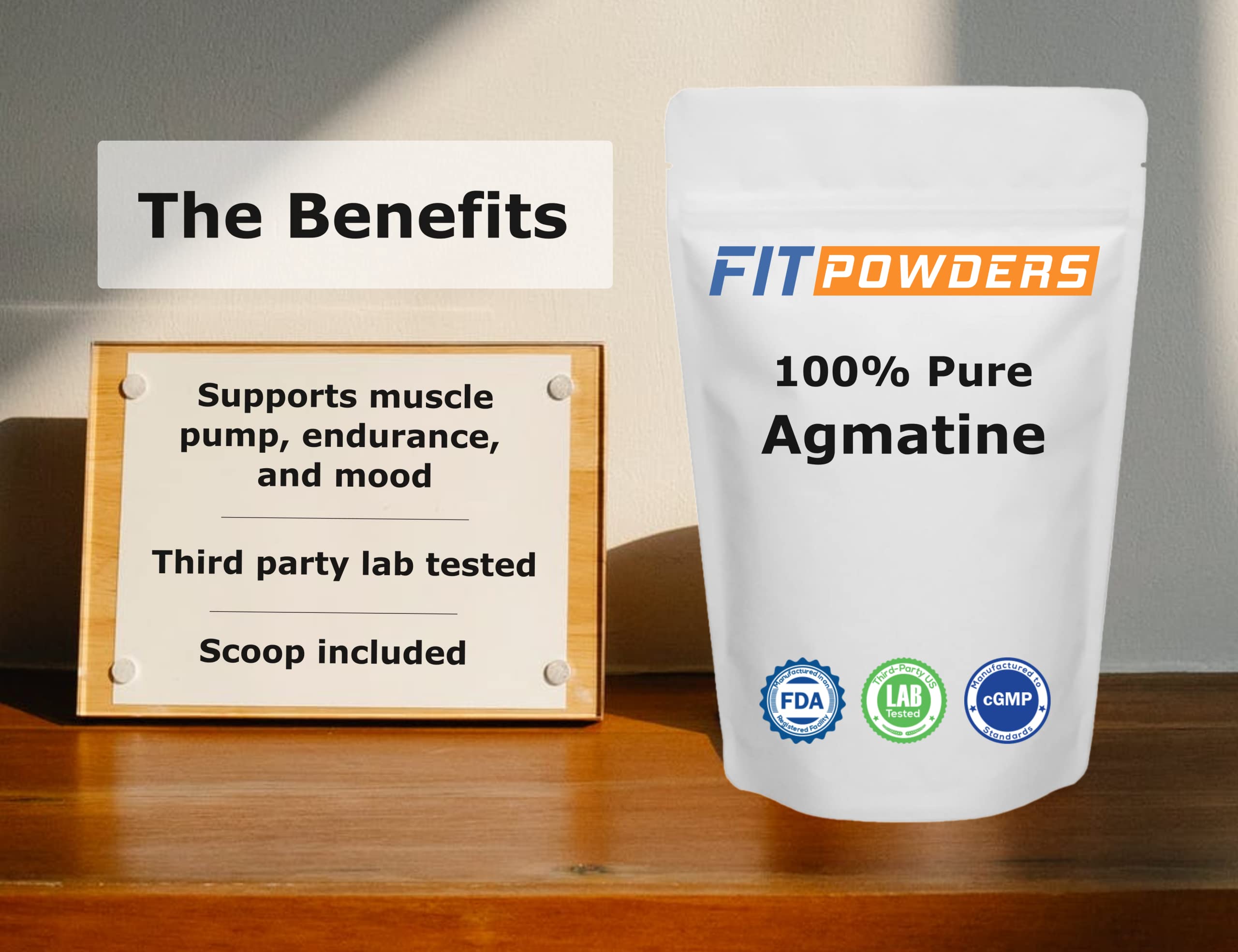 FitPowders Agmatine Sulfate Powder 250 Grams (Multiple Sizes) Strength and Pump FitPowders Au supplements