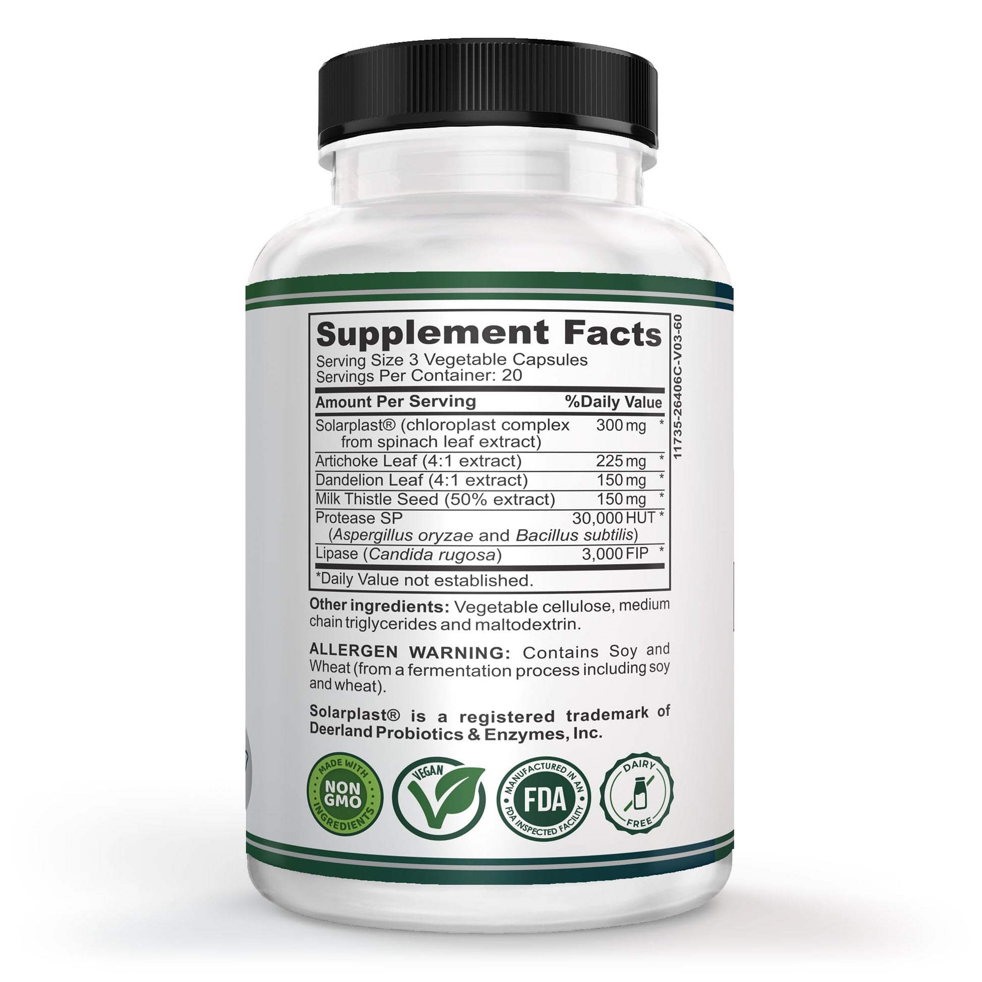 VESALIX Liver Support Supplement for Adults 40+ – Milk Thistle, Artichoke & Dandelion with Digestive Enzymes – Supports Digestion & Cellular Health – 60 Vegetarian Capsules VESALIX Au supplements