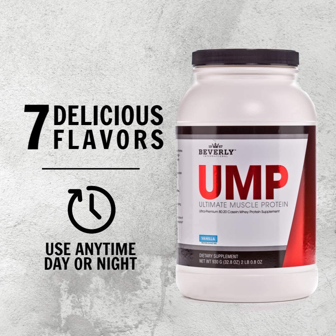 Beverly International UMP Protein Powder, Strawberry. Unique Whey-Casein Ratio Beverly International Au supplements