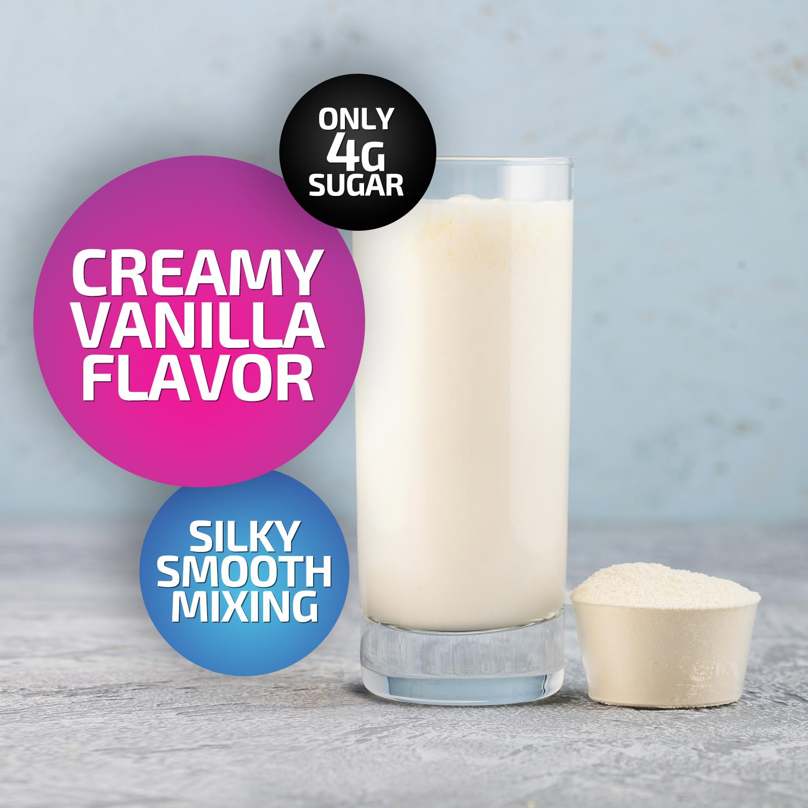 Whey Protein Powder 26g - Vanilla Ice Cream Whey Isolate Protein for Muscle Growth Nature's Nutrition Au supplements