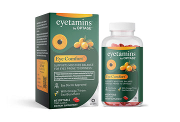 eyetamins® by OPTASE® Eye Comfort™ - 60 Softgels - Eye Doctor Recommended - an Omega-Based Eye Supplement formulated to Support Moisture Balance and Eye Comfort from Within. Plant Based Soft gels. eyetamins Au supplements
