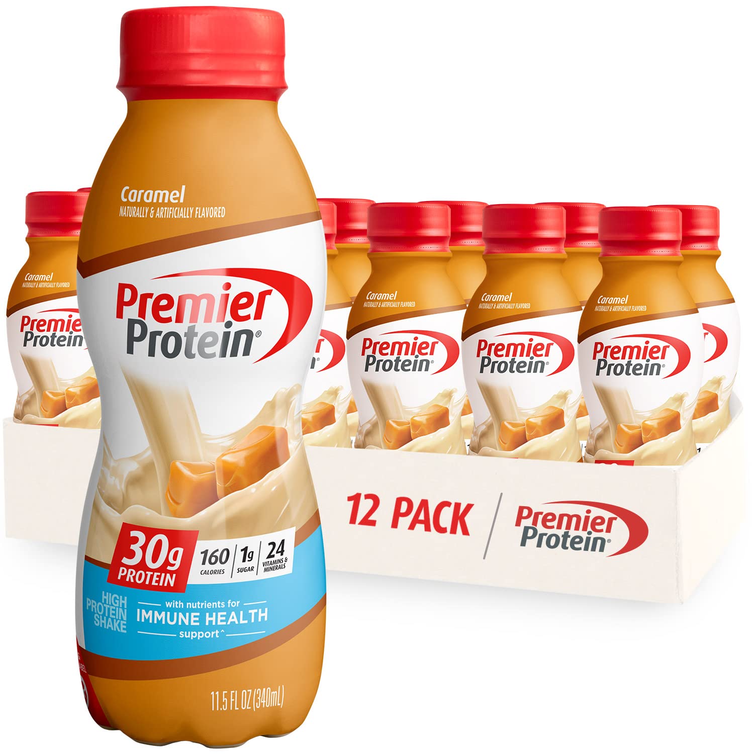 Premier Protein Powder & Premier Liquid Protein Shake, Caramel, 30g Protein, 1g Sugar Premier Protein Au supplements