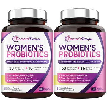 Doctor's Recipes Women's Probiotics, 50 Billion CFU 16 Strains, with Organic Prebiotics Doctor's Recipes Au supplements