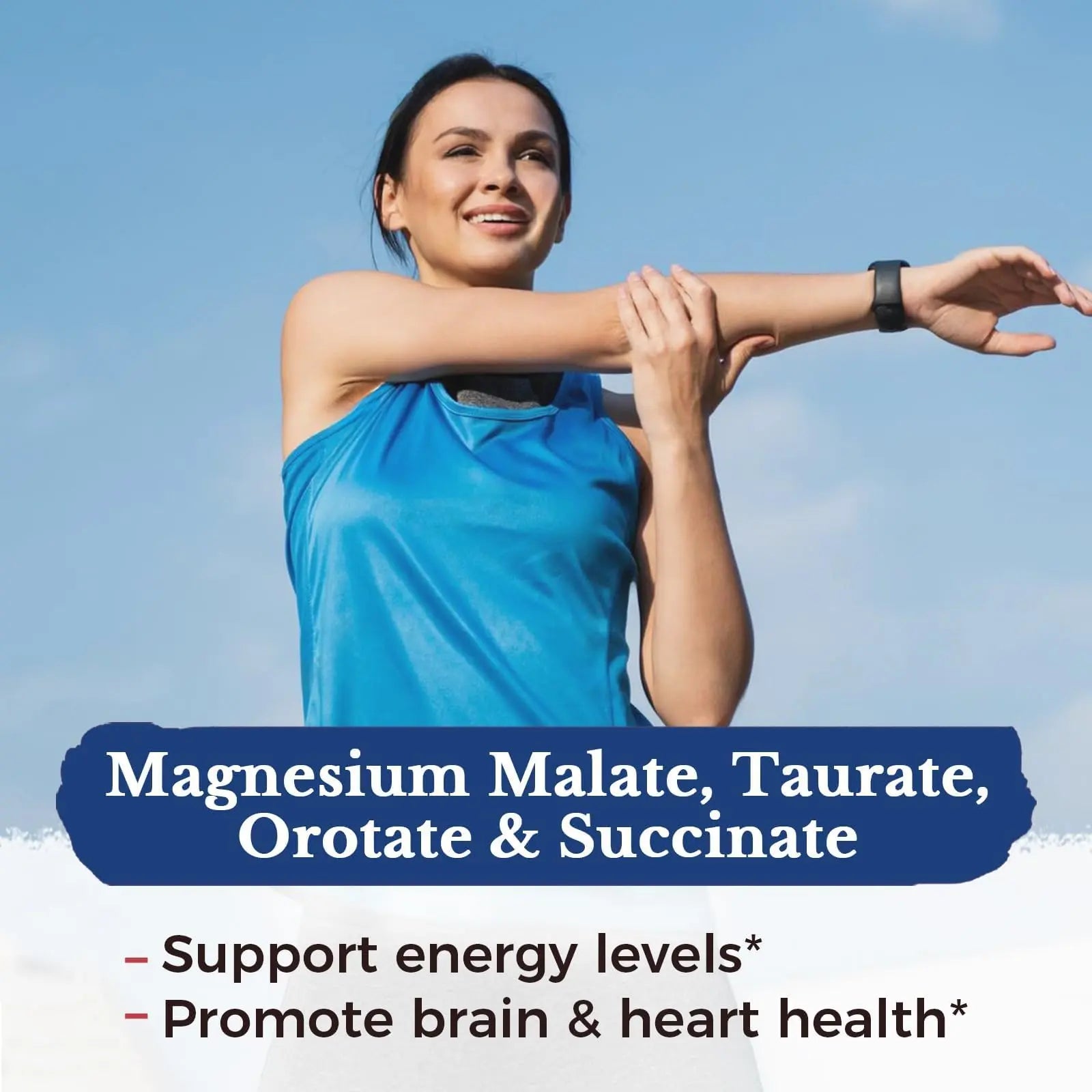 Vitalitown 10 in 1 Magnesium Complex Supplement - 400mg Elemental Magnesium Chelated with Glycinate, Citrate, Malate, Taurate & More - for Sleep Heart Energy - Non-GMO, Vegan, 90 Caps Vitalitown Au supplements