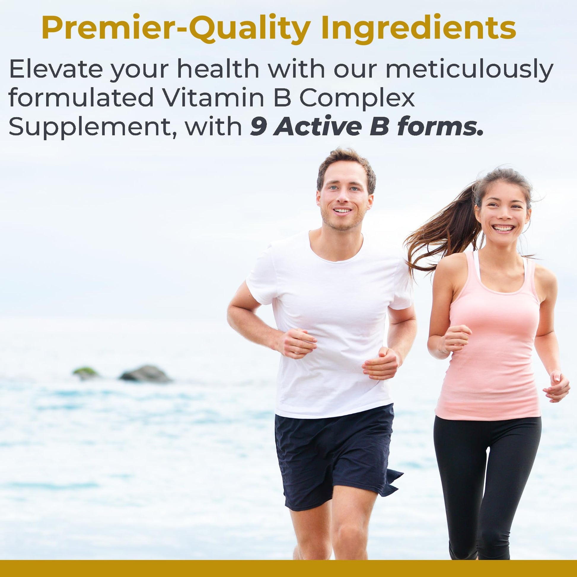 Premier Research Labs Complete B - Vitamin B Complex Supplement for Optimal Health | Vitamin B Supplement with Biotin | 9 Active B Vitamins | for Liver, Energy & Brain Support - 60 Capsules Premier Research Labs Au supplements