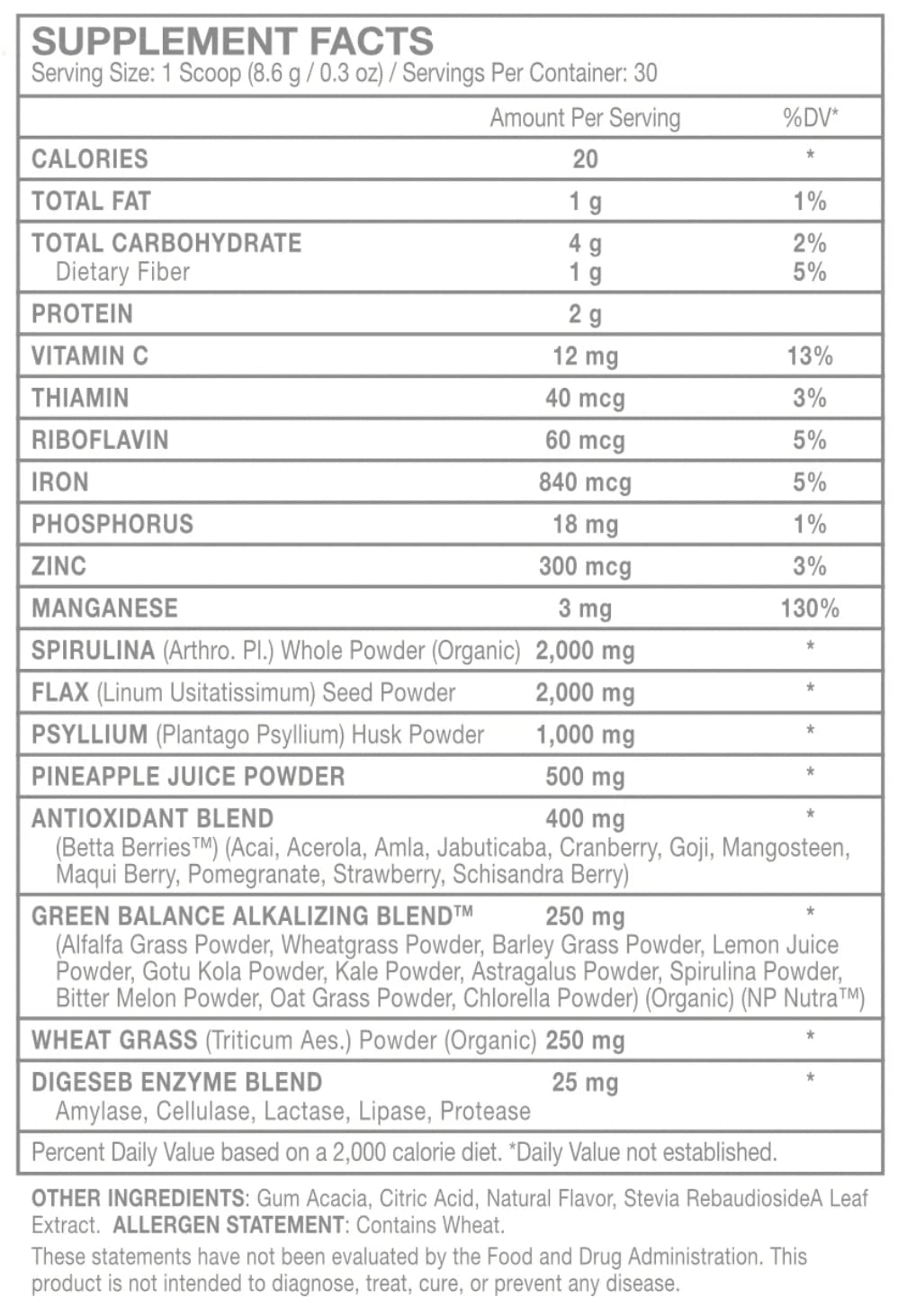 Motiv-8, Greens Superfruits & Veggie Superfood Powder Supplement, Antioxidant, Fiber, Sugar-Free, 30 Servings (Tangerine, 30 Servings) Motiv-8 Au supplements