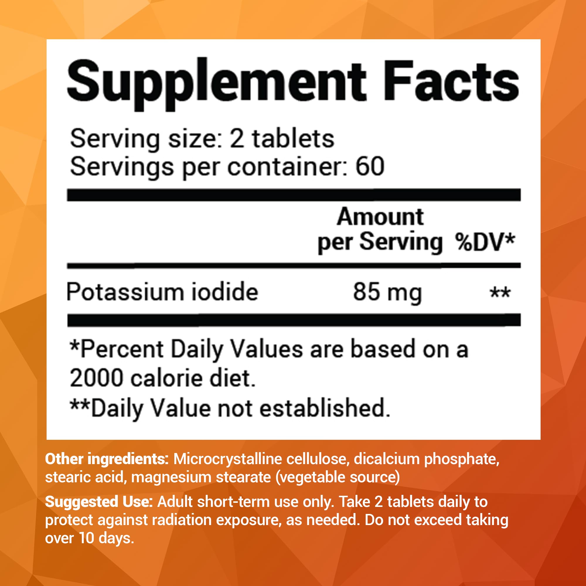 Dr. Berg's Incredible Potassium Iodide Tablets - Now 120 Tablets with a Smaller Easy Dr. Berg Nutritionals Au supplements