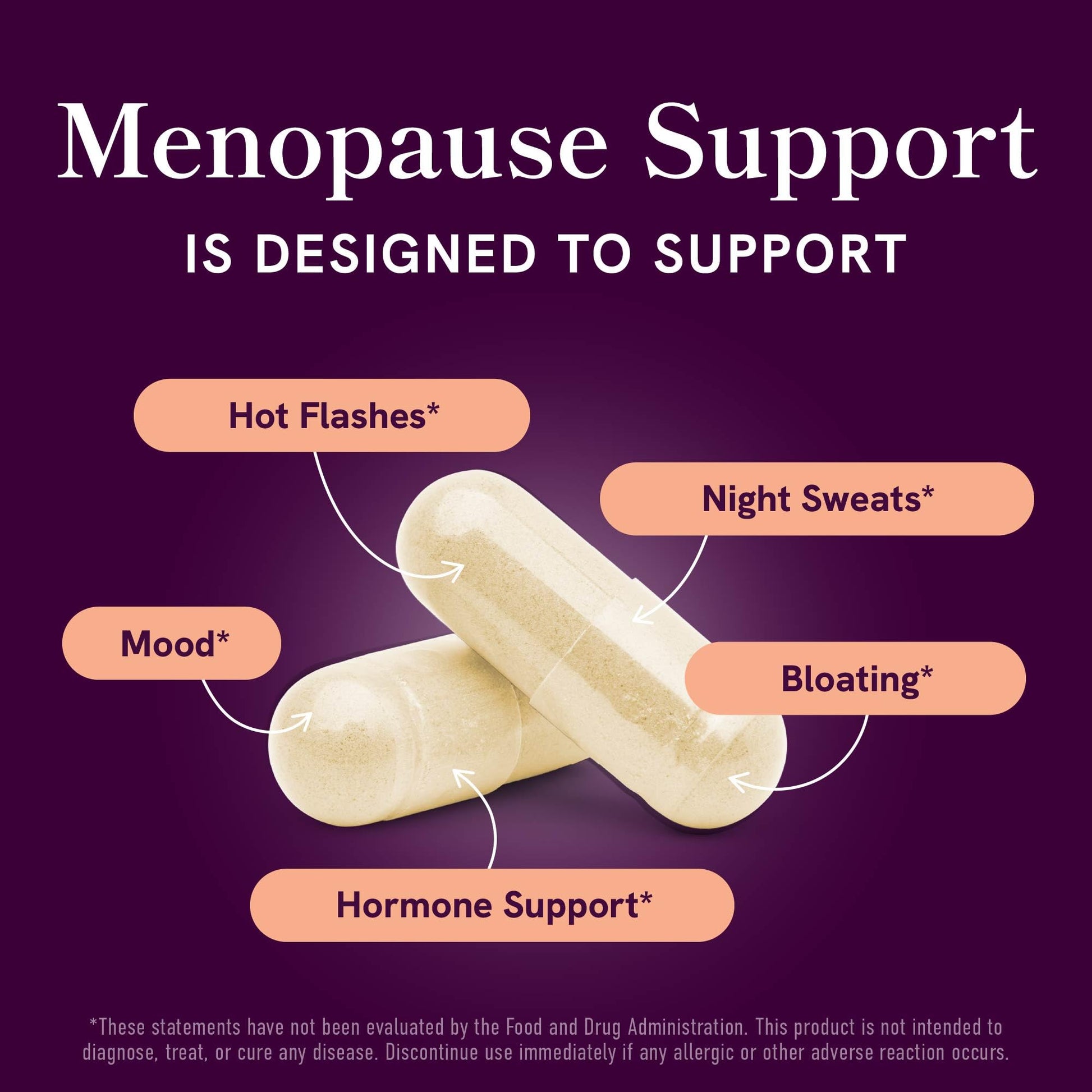 Menopause Support with Prebiotics and Probiotics for Women | Hormone Balance, Hot Flashes & Night Sweats | 50 Billion CFU, DIM & Black Cohosh | Triple Action Menopause Supplements for Women | 30 Ct SMNutrition Au supplements