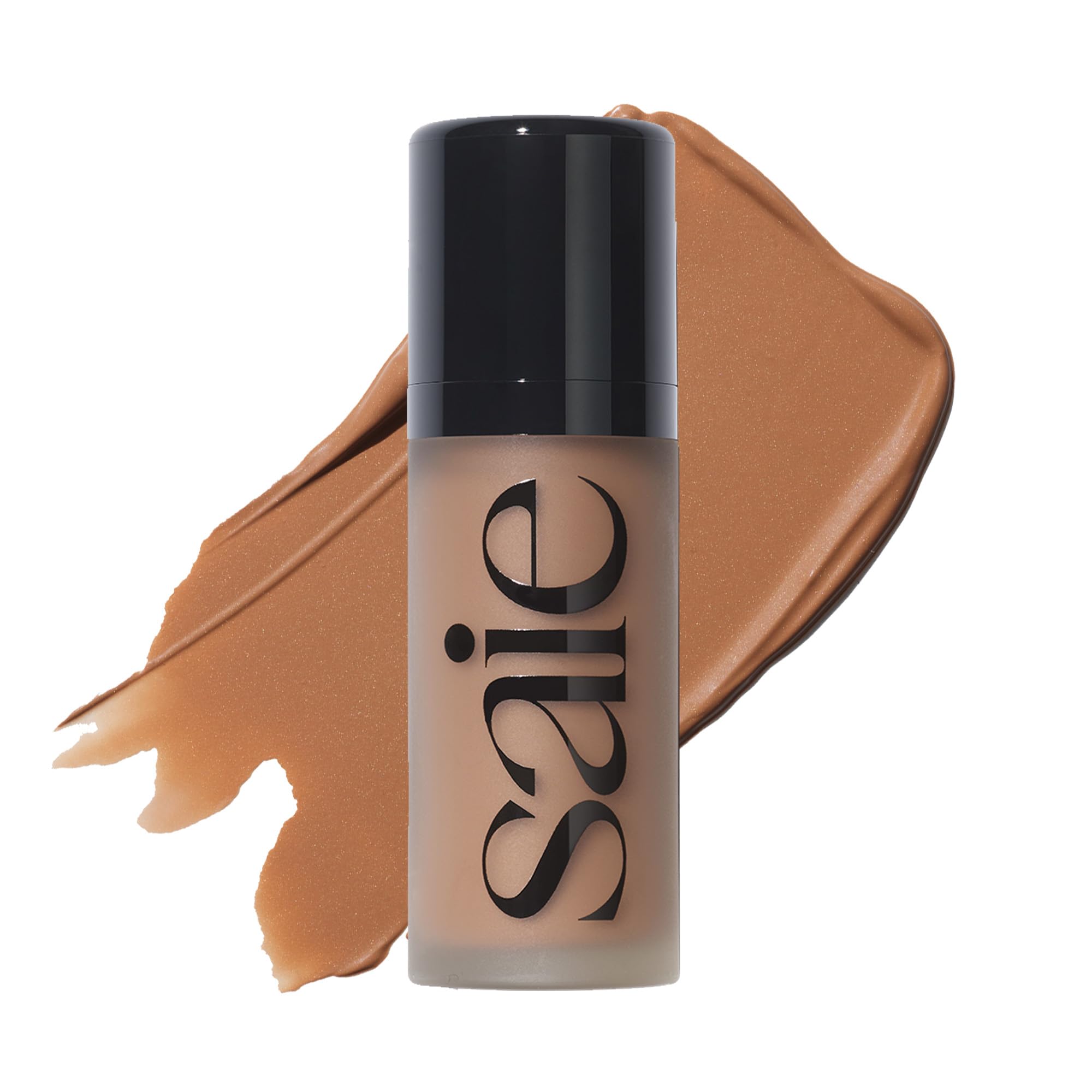 Saie Dew Bronze - Hydrating Liquid Bronzer Stick For a Sun Kissed Glow - Liquid Contour Stick Infused with Nourishing Skin Care Ingredients - Sculpted Face Makeup Essential - Sand (0.4 oz) Saie Au supplements