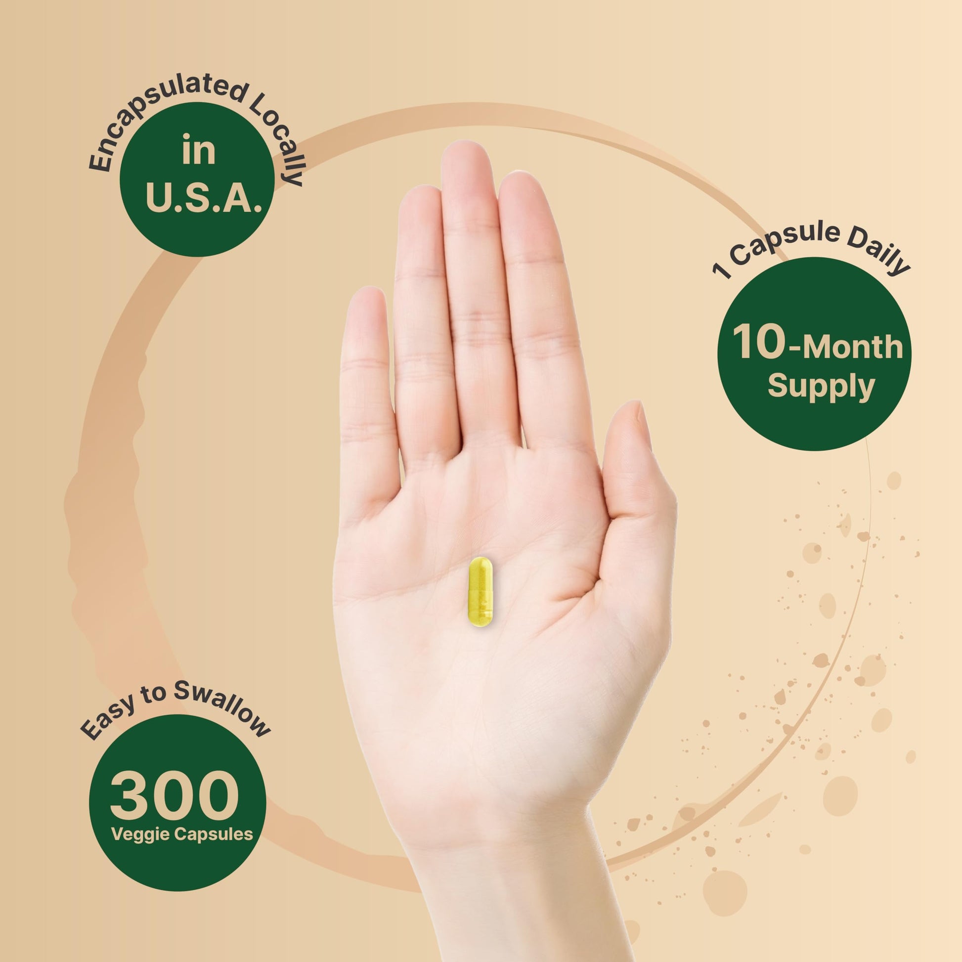 Berberine Supplement 500mg | 300 Veggie Capsules, 97% Pure Berberine HCL – 5:1 Root NatureBell Au supplements
