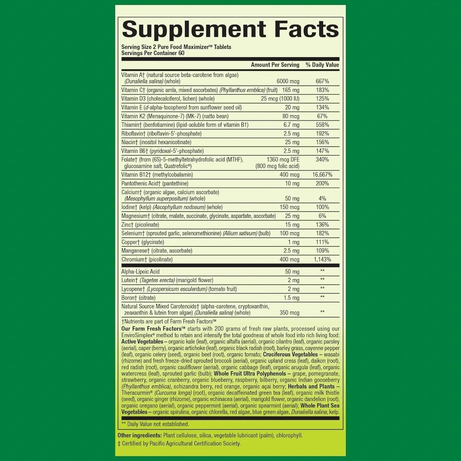 Natural Factors Whole Earth & Sea Women's 50+ Multivitamin & Mineral - Daily Multivitamin with Calcium, Selenium & More Natural Factors Au supplements