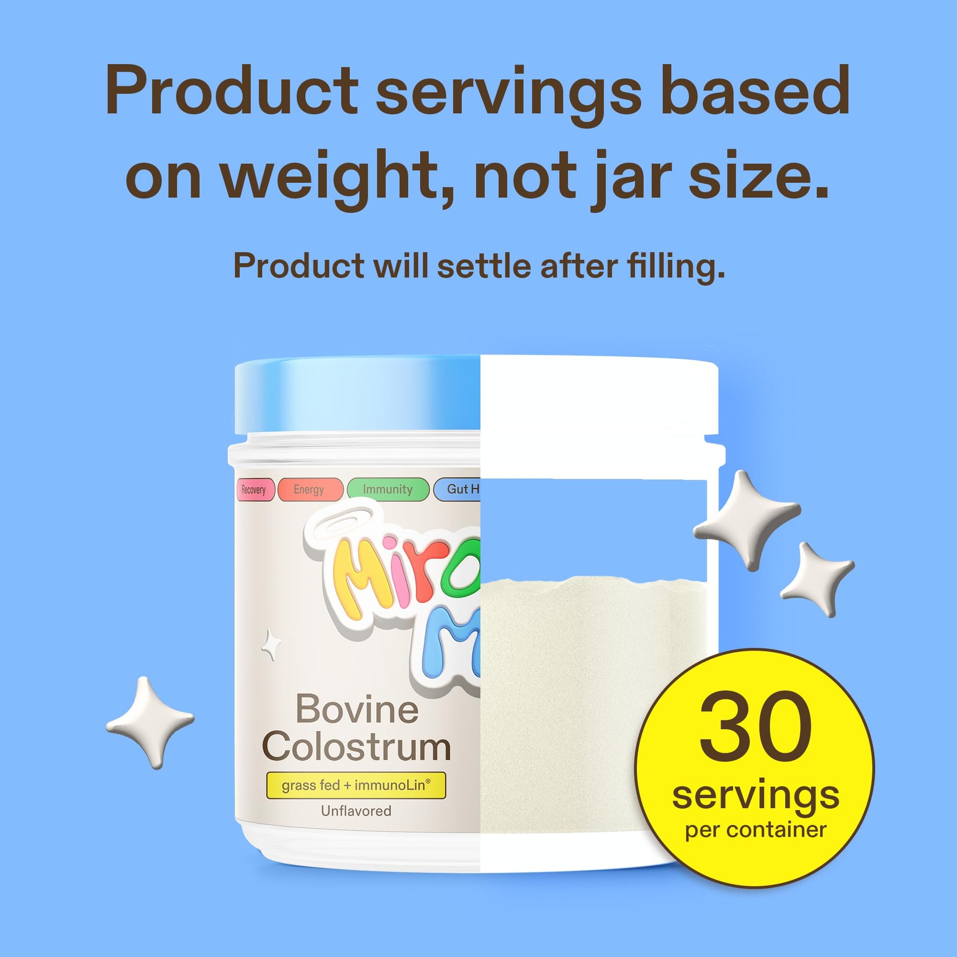 Colostrum Supplement for Gut Health, Hair Growth, Beauty and Immune Support Miracle Moo Au supplements