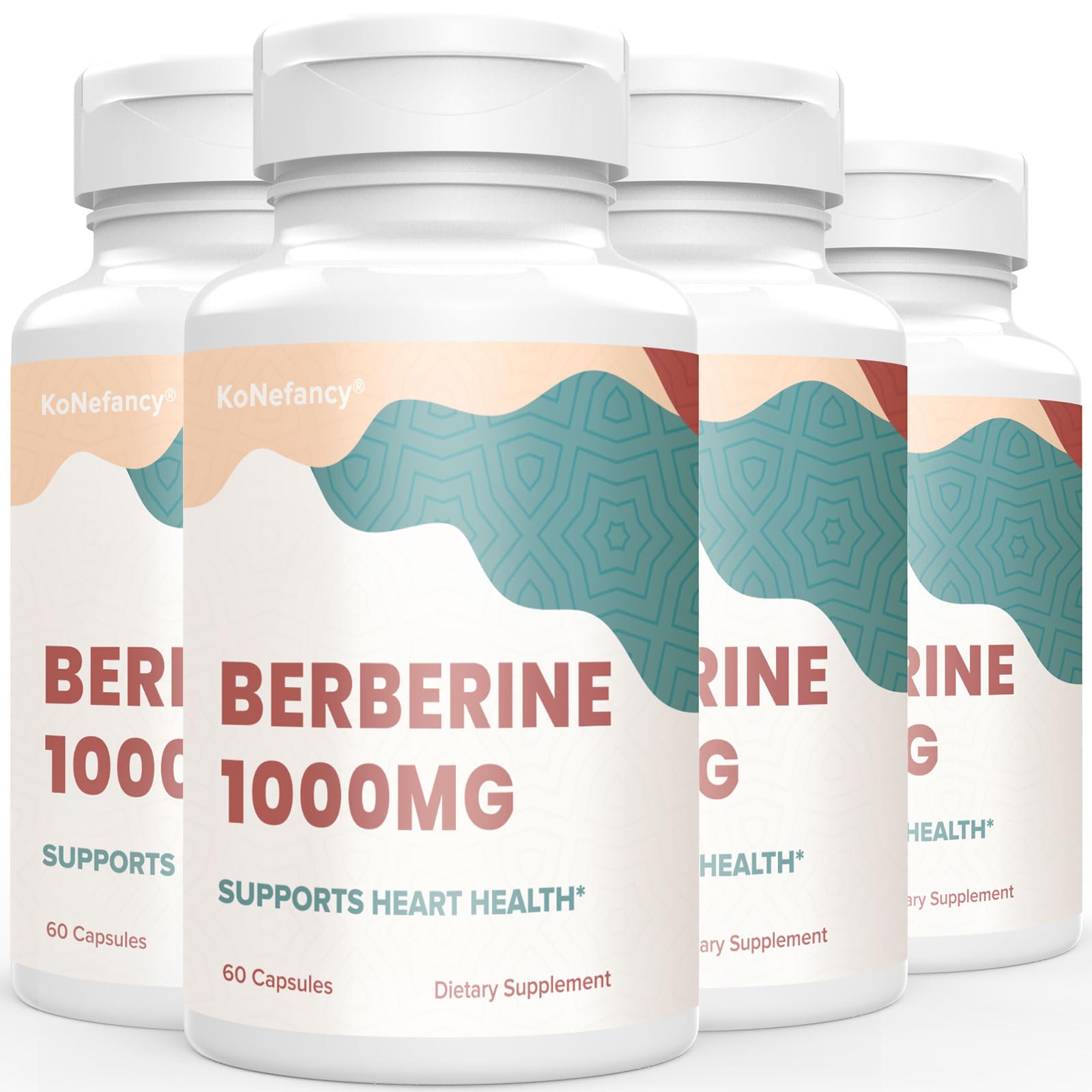 KoNefancy Berberine HCL Supplement 1000mg, High Absorption Berberine Plus Vegan KoNefancy Au supplements
