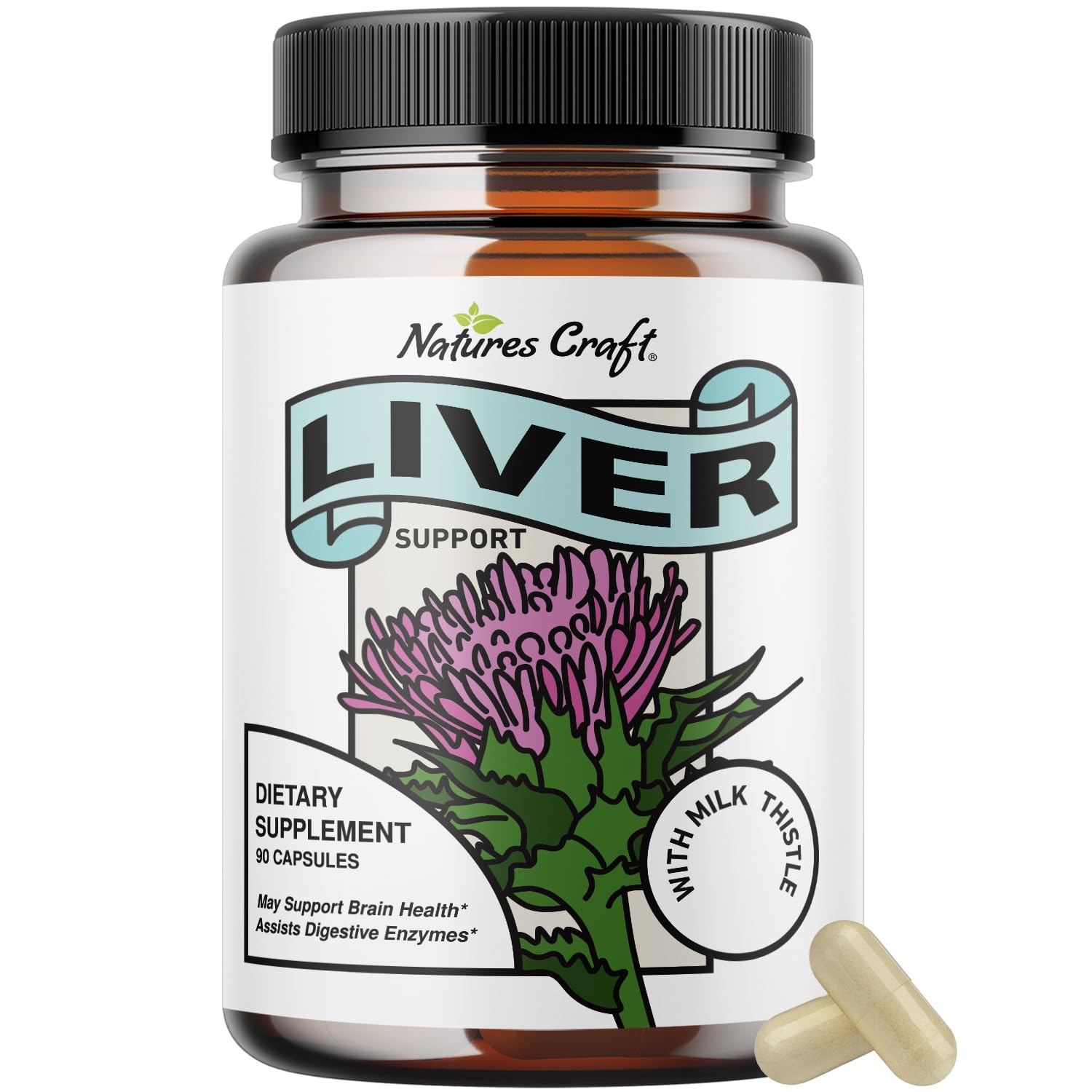 Liver Cleanse Detox & Repair Formula - Herbal Liver Support Supplement Natures Craft Au supplements