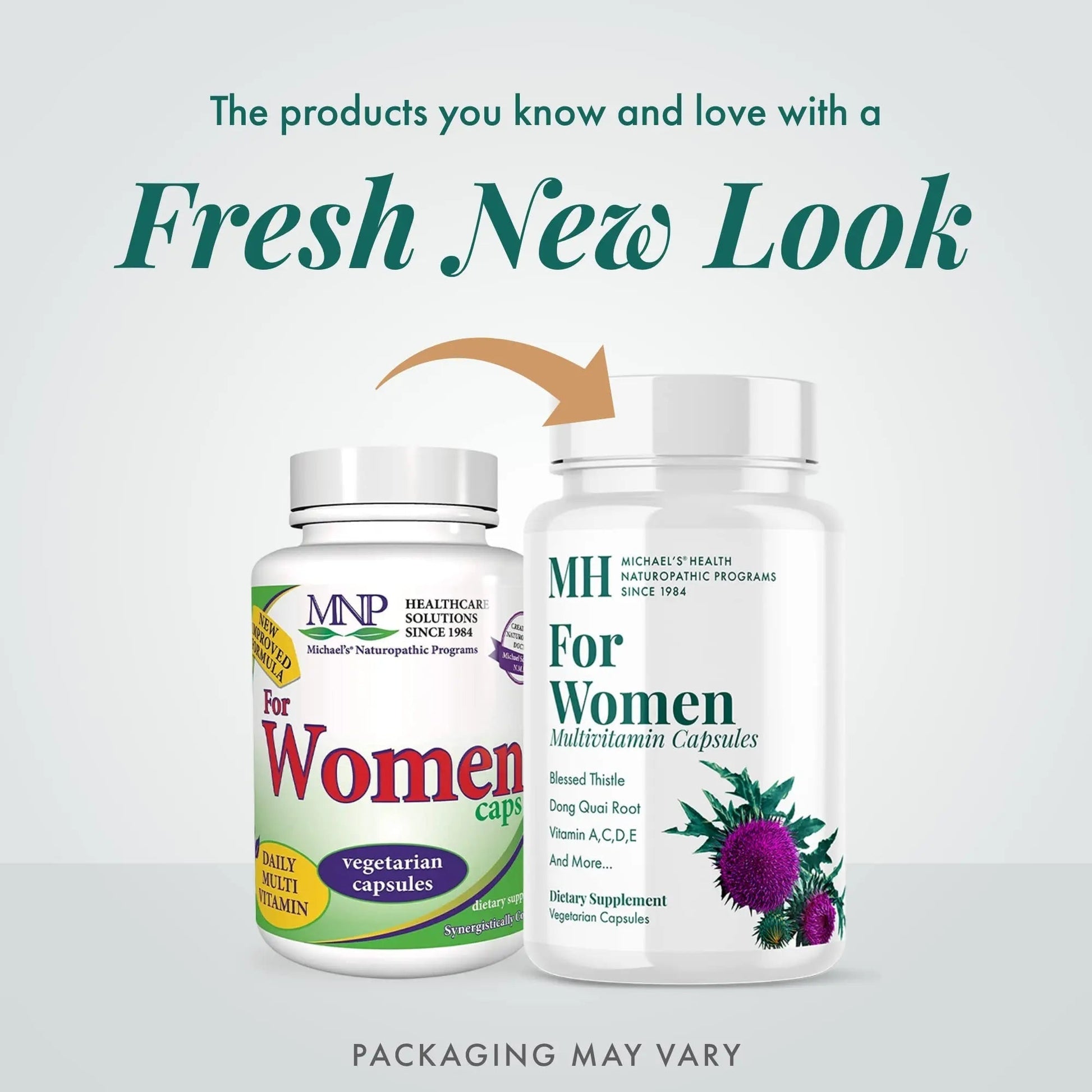 MICHAEL'S Health Naturopathic Programs for Women Multivitamin ? 90 Vegetarian Capsules ? Support for Energy, Hair, Skin and Nails ? 30 Servings MICHAEL'S Au supplements