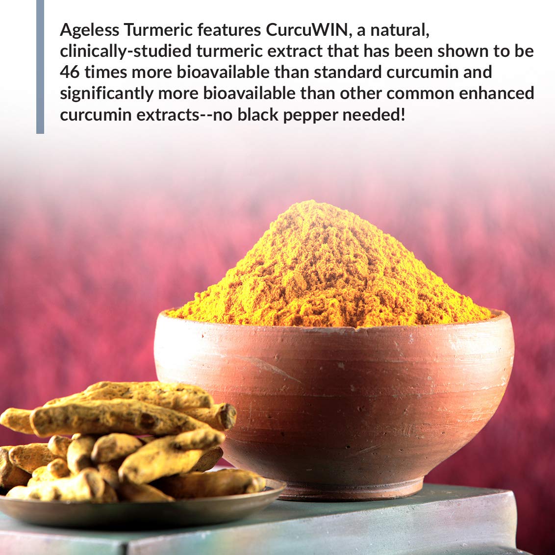 BioTrust Ageless Turmeric Supplement - CurcuWIN Turmeric Curcumin with Ginger Extract BioTrust Au supplements