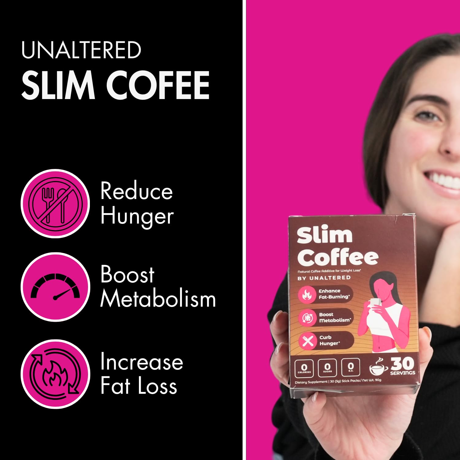 UNALTERED Weight Loss Coffee for Women - Boost Metabolism, Suppress Appetite UNALTERED Au supplements
