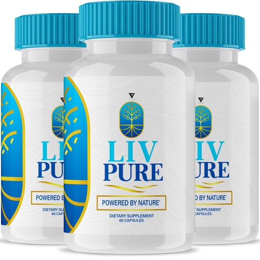 (3 Pack) Liv Pure Pills, Livpure Liver Detox Cleanse Management Capsules Advanced Formula Supplement FyvusAU supplements