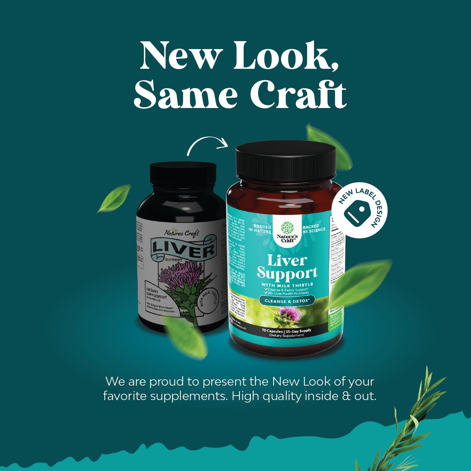 Liver Cleanse Detox & Repair Formula - Herbal Liver Support Supplement Natures Craft Au supplements