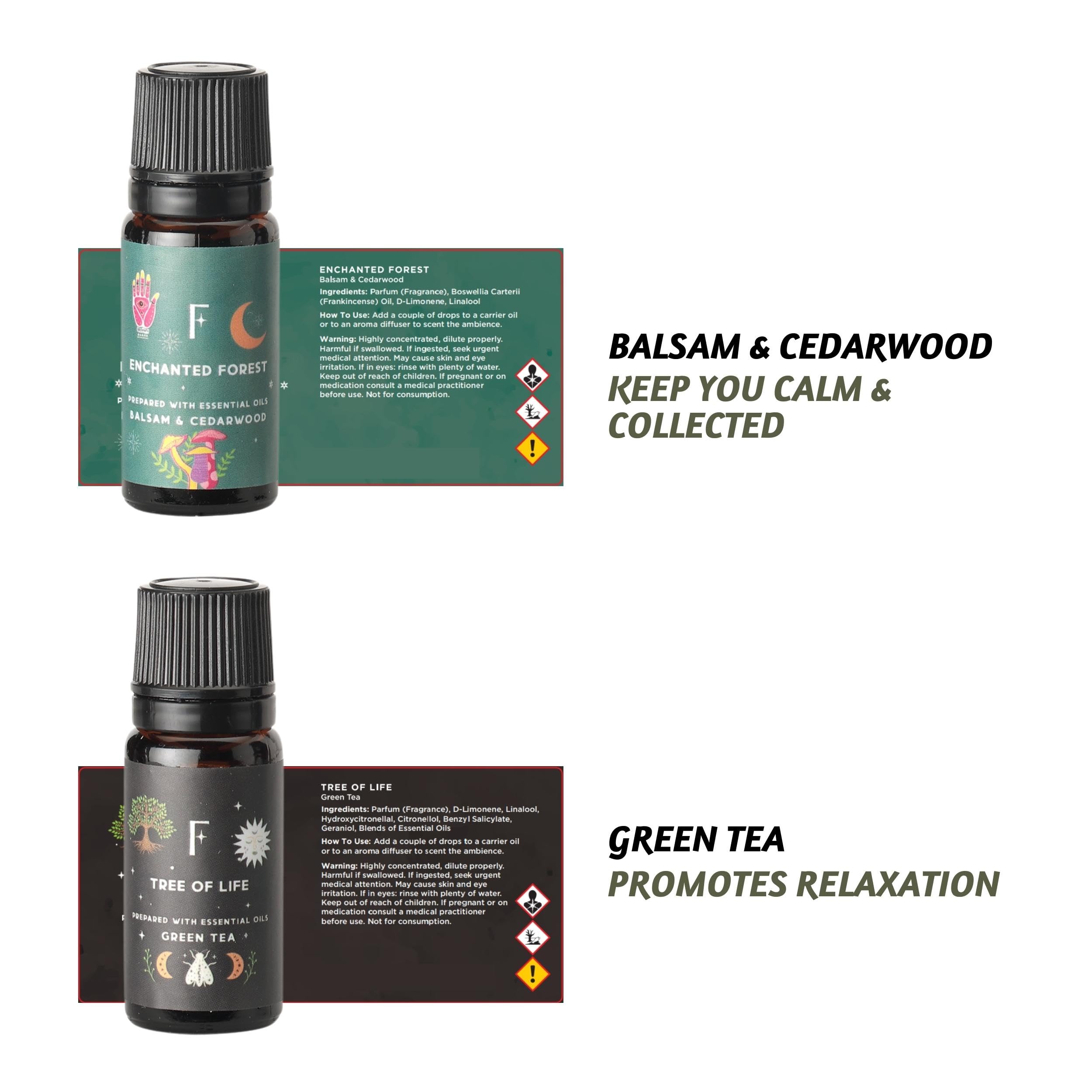 Folkulture Essential Oil Set for Diffuser, Set of 6, Aromatherapy Diffuser Oil Scents for Home Folkulture Au supplements