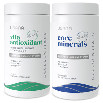 USANA CellSentials - Core Minerals and Vita Antioxidant with InCelligence Technology to Support Total Body Health* - 112 Tablets Per Bottle - 28 Day Supply USANA Au supplements