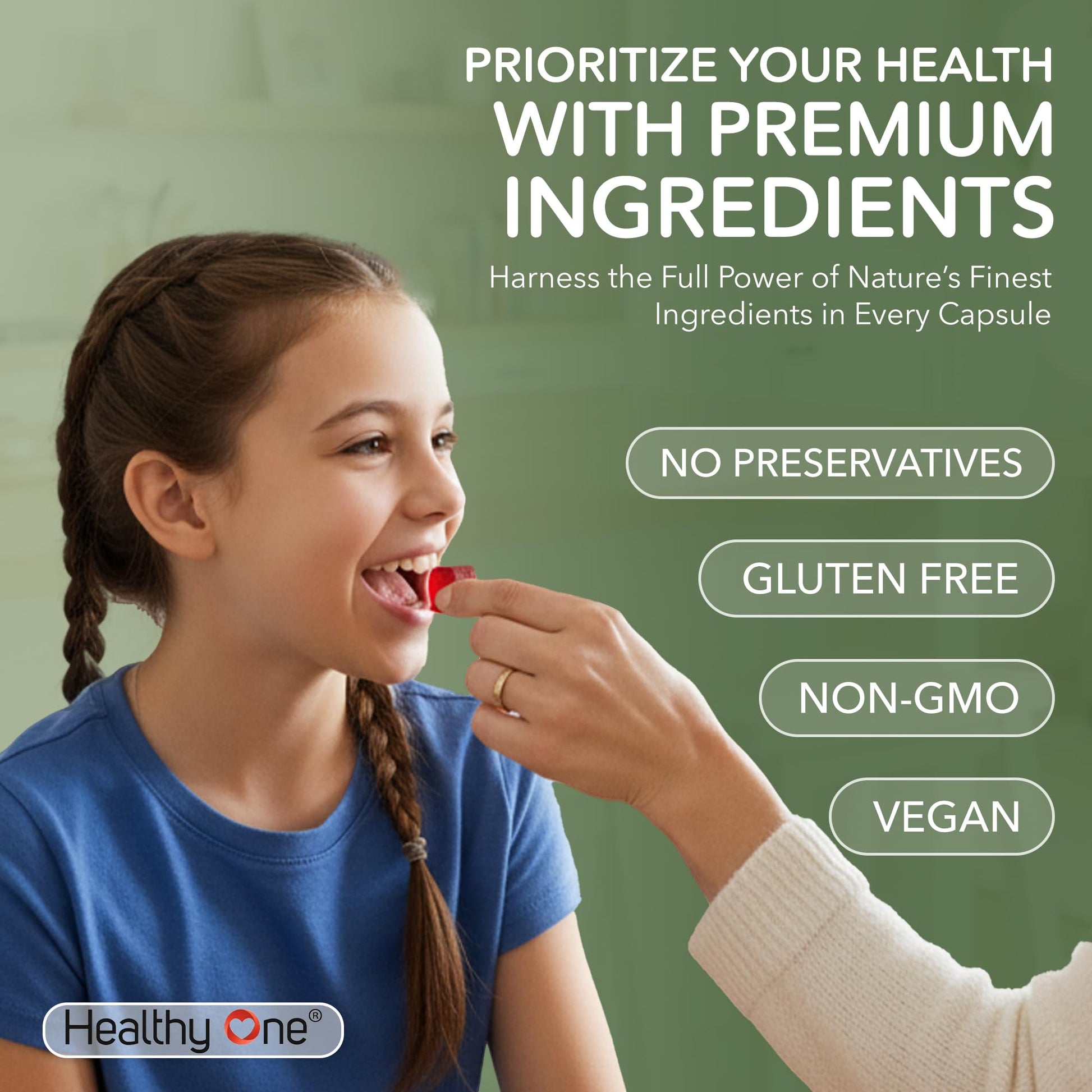 Fruits & Veggies Sugar-Free Gummies - 27 Whole Foods - Equals 3 Servings of Fruits & Vegetables - Improve Energy, Focus & Immune Function - Fiber - Antioxidants - Organic Ingredients - 14 Packets Healthy One Au supplements