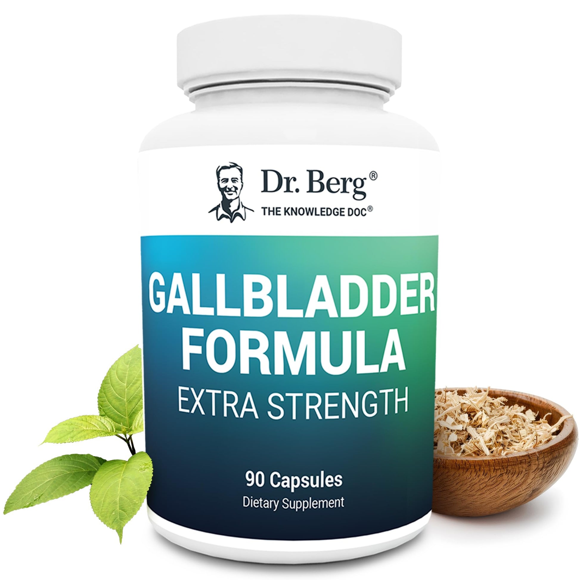 Dr. Berg Gallbladder Formula Extra Strength - with Ox Bile Powder and Conjugated Bile Acid - Digestive Enzymes Proprietary Blend - Full 45-Day Supply - 90 Vegetable Capsules Dr. Berg Nutritionals Au supplements