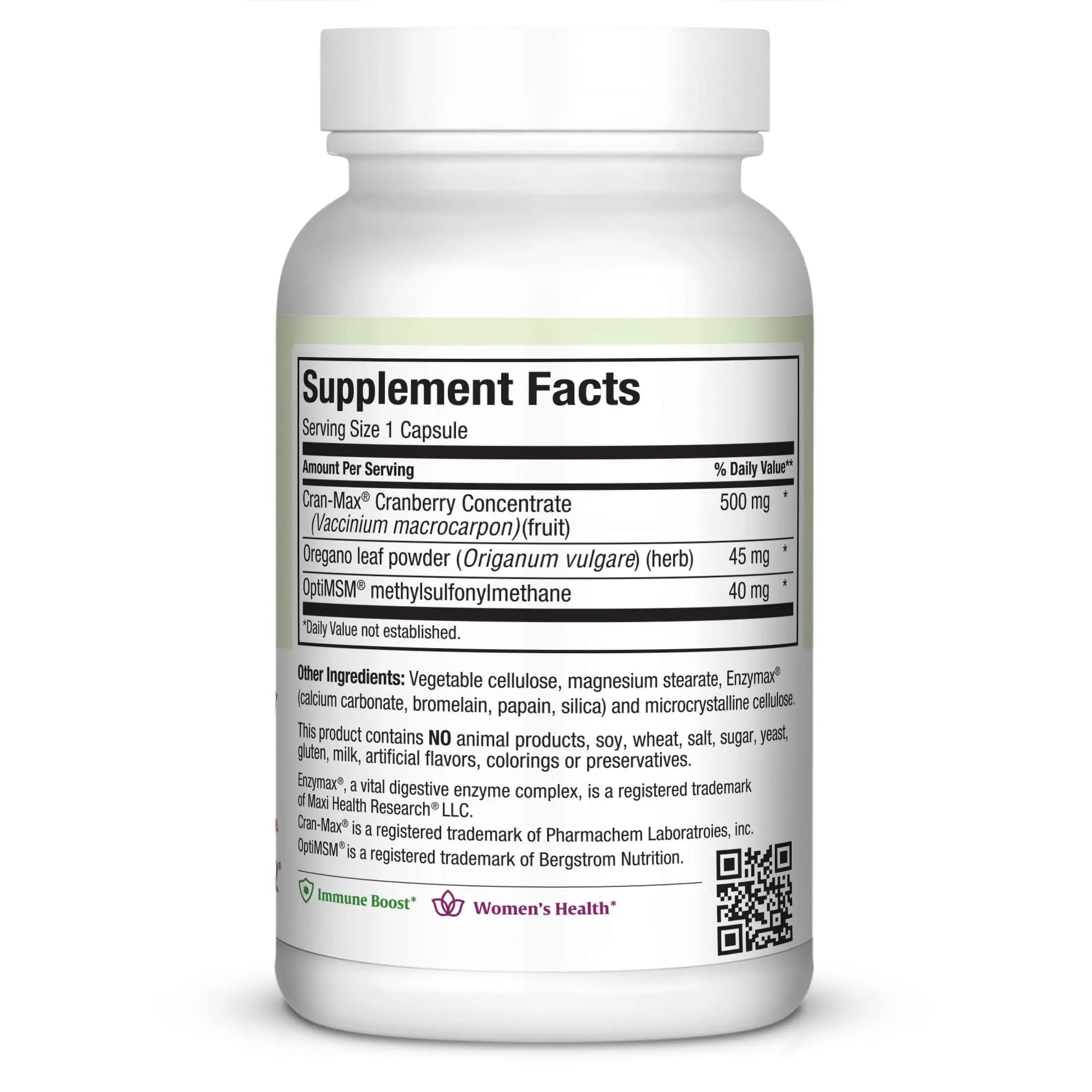 Maxi Health Cranberry Supplement for Urinary Tract & Immune Boost – Cranberry Pills for Women and Men with MSM & Oregano – 120 Capsules Maxi Health Au supplements