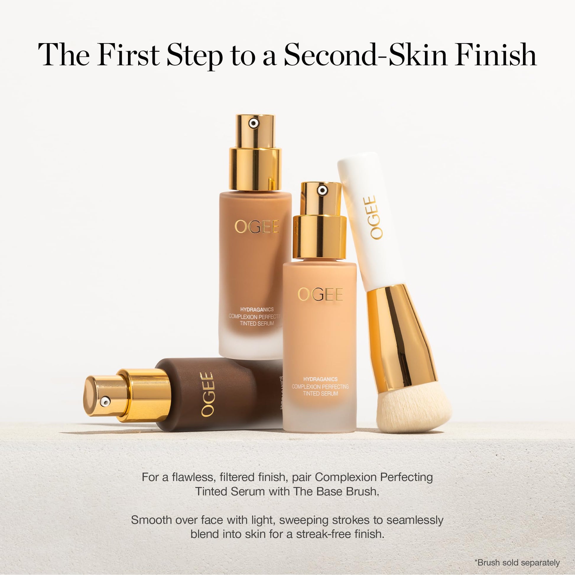 Ogee Complexion Perfecting Liquid Foundation - Lightweight Tinted Moisturizer For Face (Spruce 12.75N - Deep, Bronze Undertones) - with Vitamin C & Jojoba Oil - Certified Organic & Made in USA Ogee Au supplements