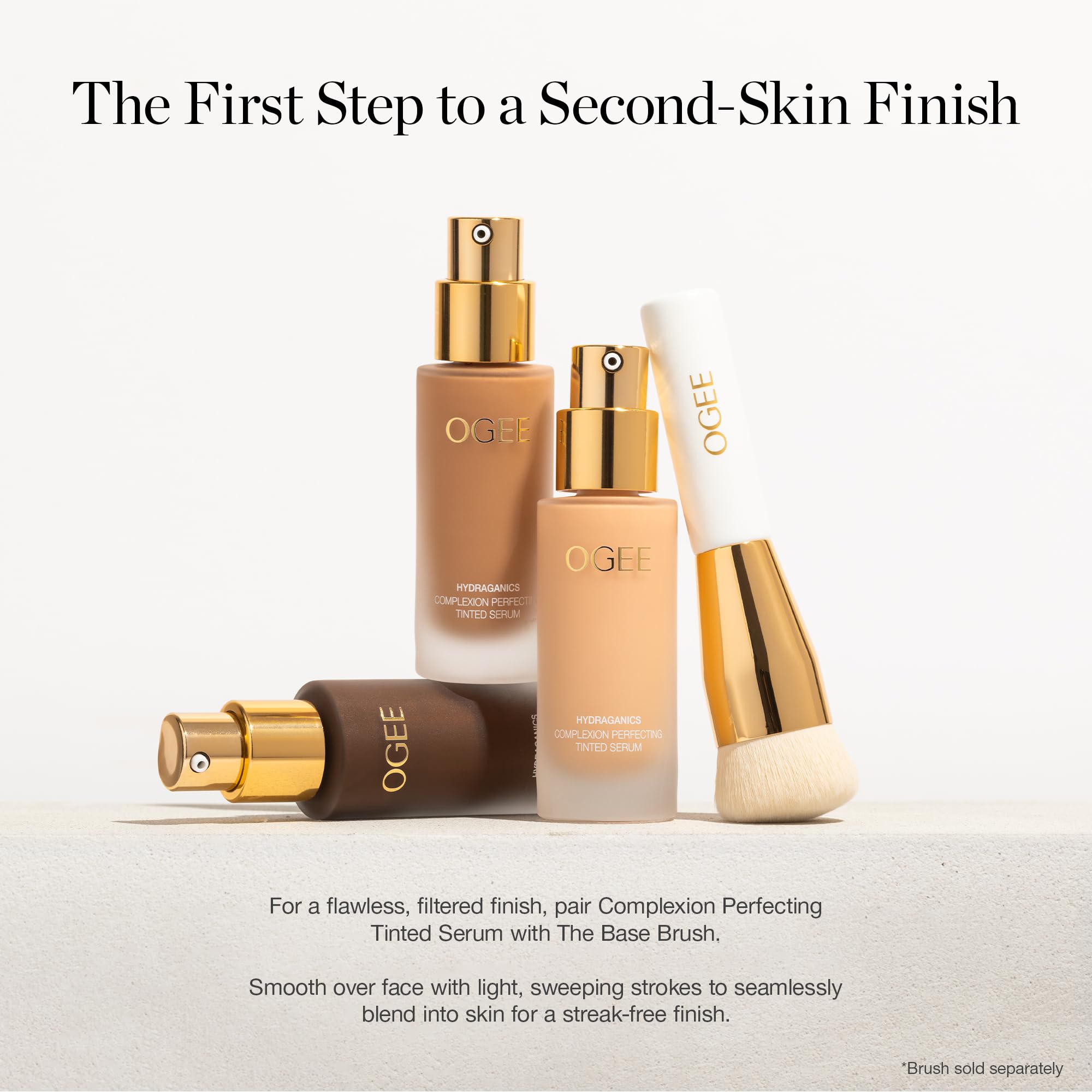 Ogee Complexion Perfecting Liquid Foundation - Lightweight Tinted Moisturizer For Face (Spruce 12.75N - Deep, Bronze Undertones) - with Vitamin C & Jojoba Oil - Certified Organic & Made in USA Ogee Au supplements