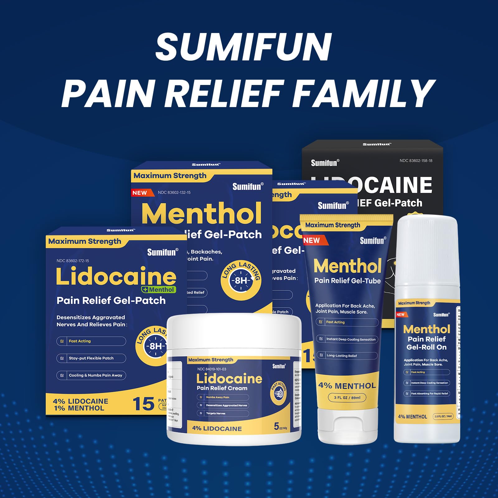 Sumifun Menthol Pain Relief Gel-Tube-3 FL OZ Tube (Pack of 1)- for Knee & Lower Back Pain Relief, Sore Muscle Relief, Neck Pain Relief, Shoulder Pain Relief Sumifun Au supplements