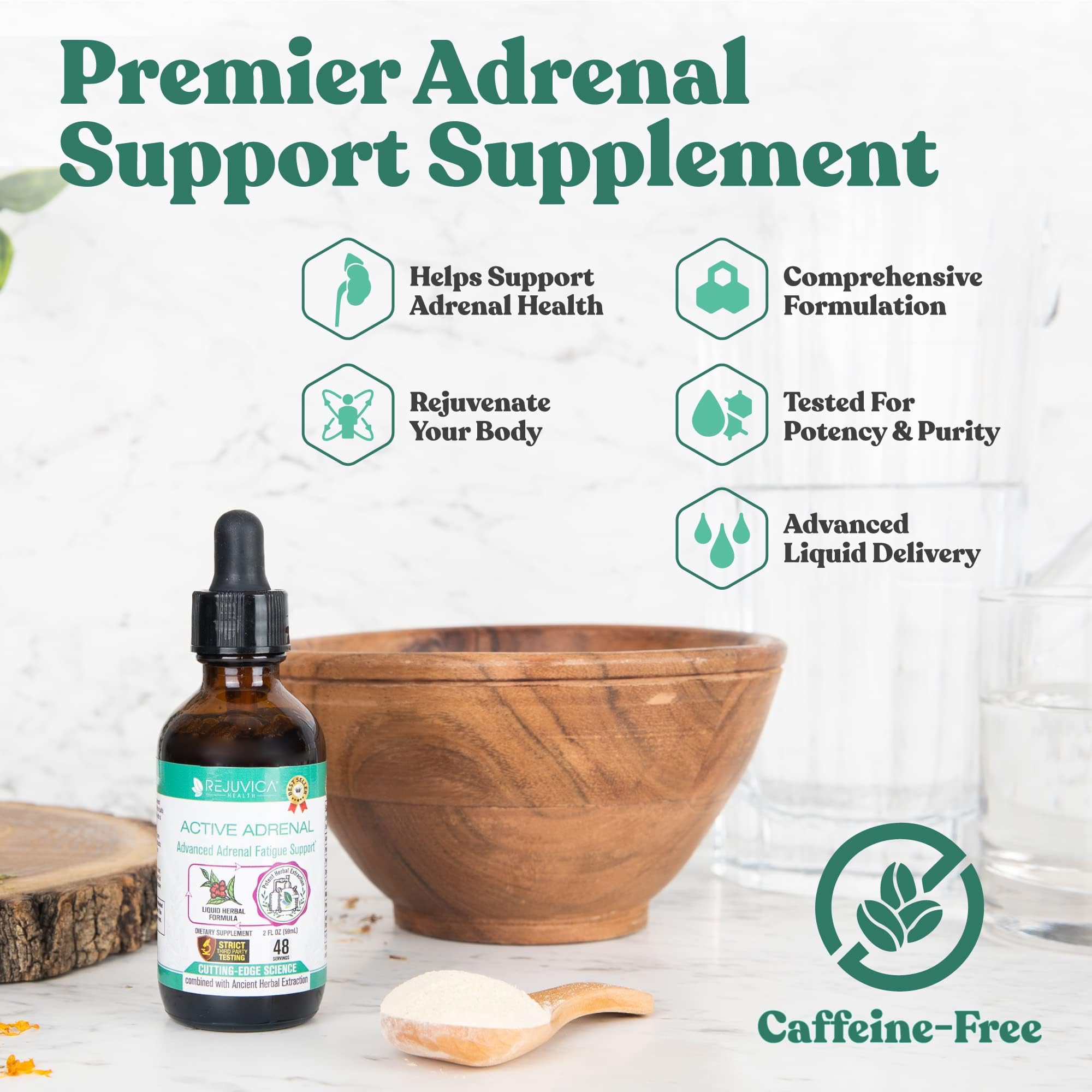 Active Adrenal - Advanced Adrenal Support Tincture - Liquid Delivery for Better Absorption Rejuvica Health Au supplements