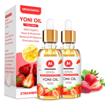 2 Pack Yoni Oil Feminine Oil for Women pH Balance - Feminine Deodorant - Vaginal Moisturizer - Eliminates Odor MENOMINO Au supplements