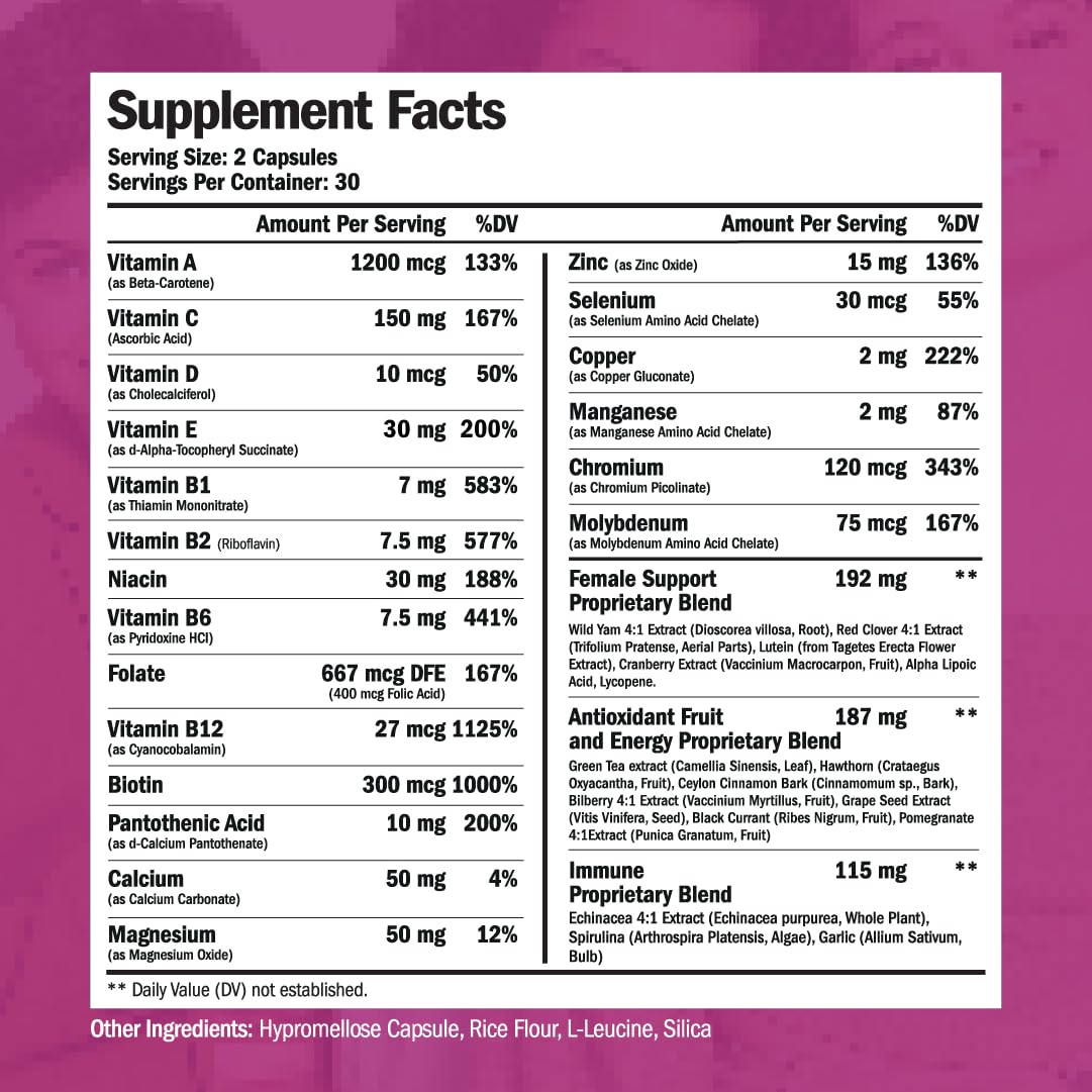 Multivitamin for Women - Womens Multivitamin & Multimineral Supplement Vimerson Health Au supplements