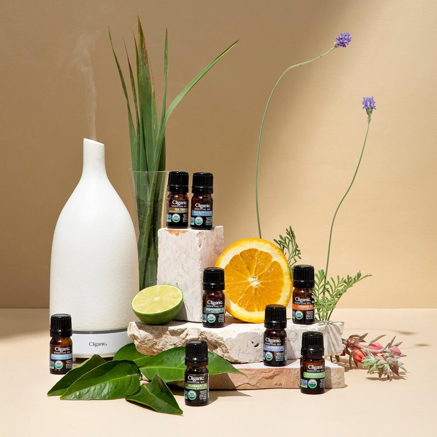 Cliganic Organic Rosemary Essential Oil for Hair, Skin, Aromatherapy - 100% Pure Natural Undiluted Cliganic Au supplements