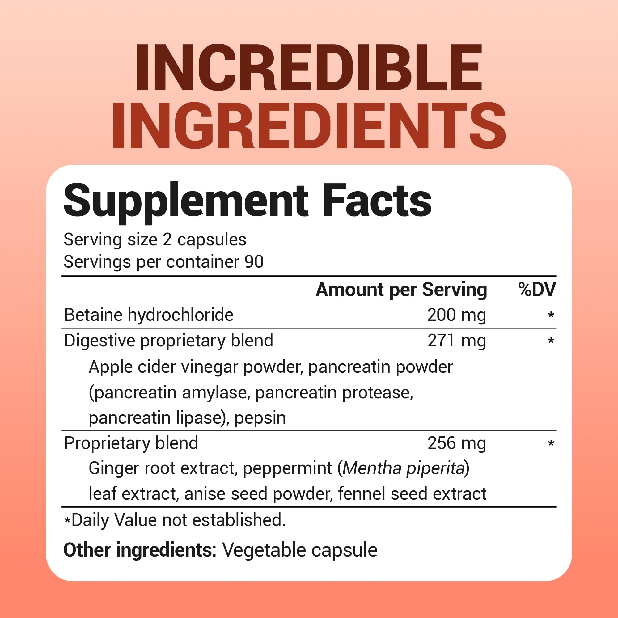 Dr. Berg Advanced Digestive Enzymes with Apple Cider Vinegar - Includes Digestive Health Ingredients Like Betaine Hydrochloride (HCI), Ginger Root & Peppermint Leaf - 180 Capsules Dr. Berg Nutritionals Au supplements