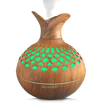 Aroma Diffuser for Essential Oils, Ultrasonic Aromatherapy Flower Oil Diffuser, Modern Cool Mist Renewgoo Au supplements
