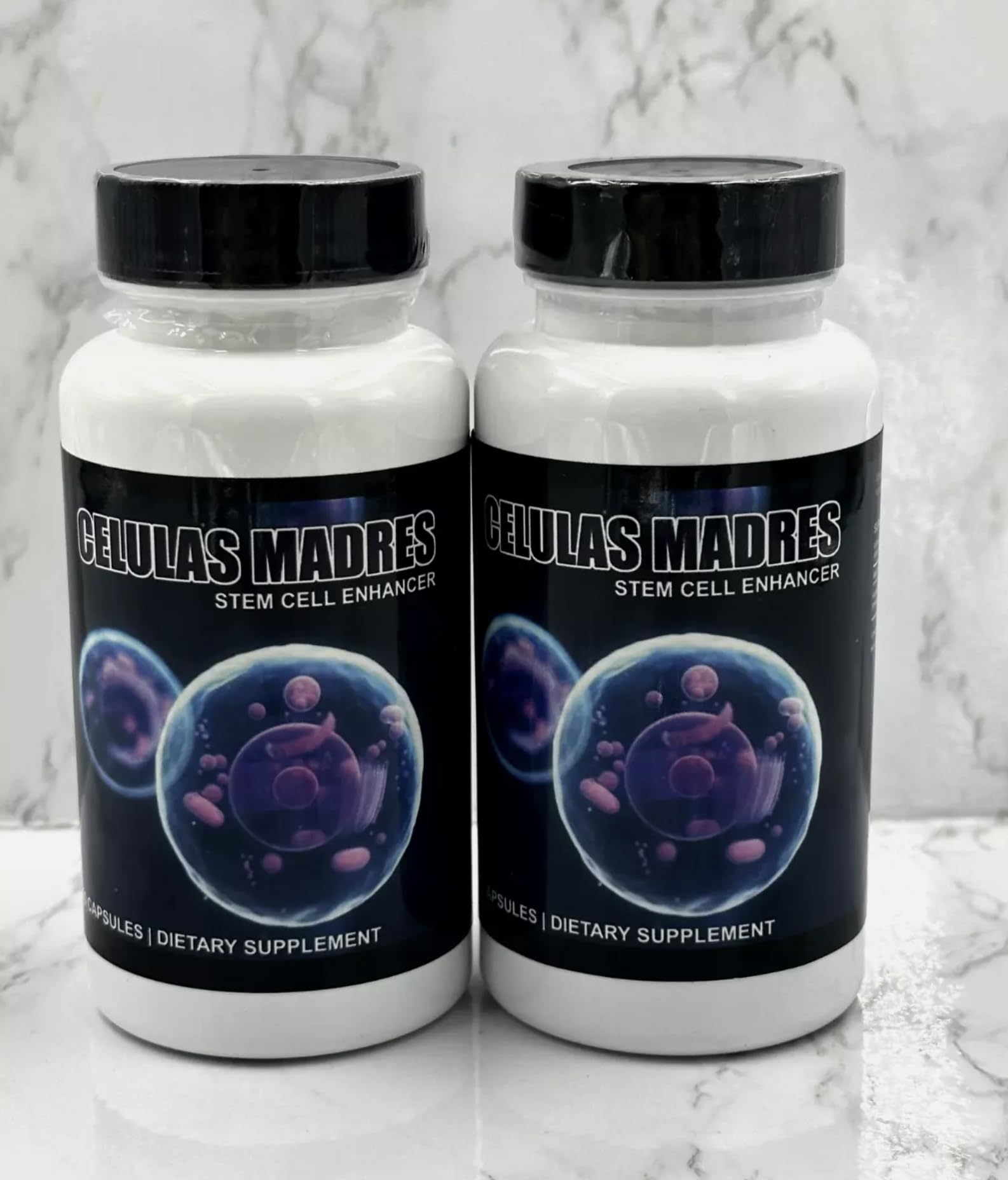 2 Bottles Celulas Madre Supports Joint & Muscles Stem Cell Immune Control 120 Capsules Madre Cell Plus. All Natural Steam Enhancer New Generic Au supplements