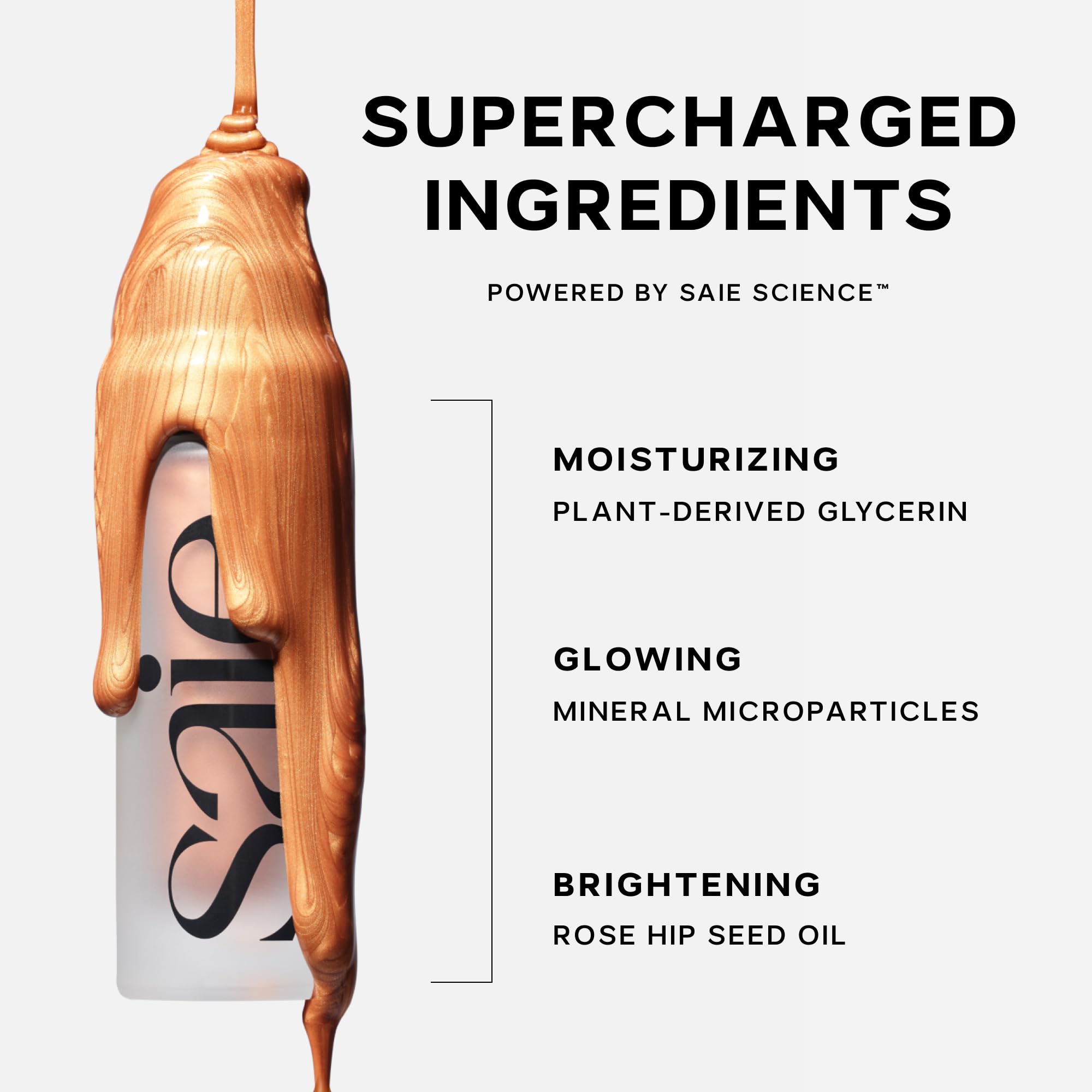 Saie Dewy Glow Duo - Dew Liquid Blush Lady (.40 oz), Mini Glowy Super Gel Warmglow (.5 oz) - Radiant Cheek Tint & Illuminating Primer for a Natural, Lit-From-Within Finish Saie Au supplements