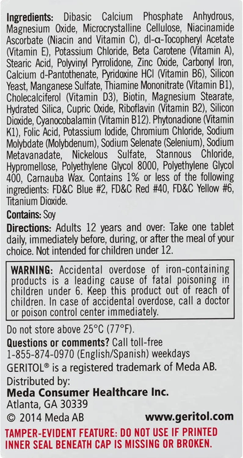 Geritol Complete Tablets, 100 Count (Pack of 3) Geritol Au supplements