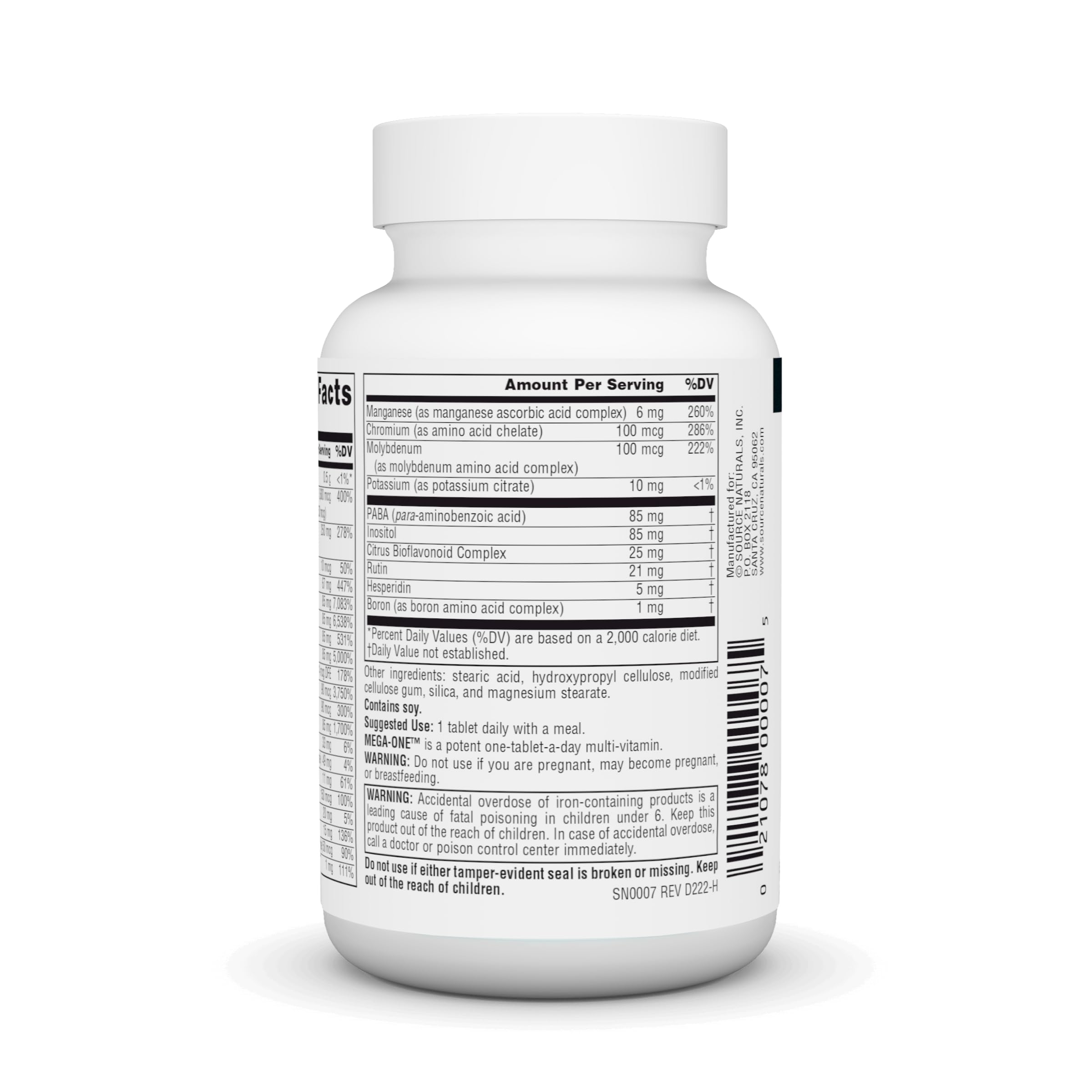 Source Naturals Mega-One Multi-Vitamin with Minerals* - 30 Tablets Source Naturals Au supplements