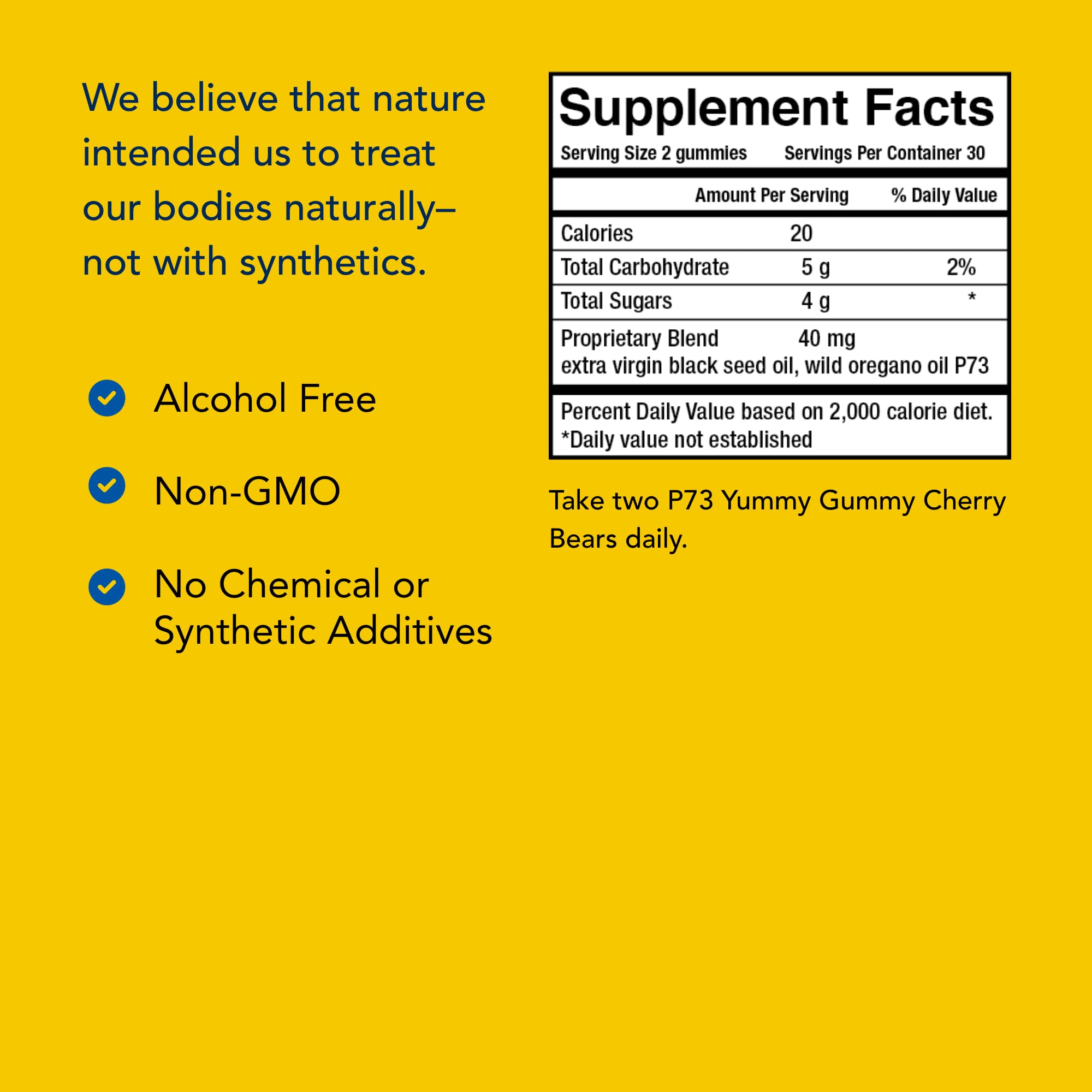 NORTH AMERICAN HERB & SPICE kid-e-kare Yummy Gummy Cherry Bears - 60 Real Cherry Gummies - Daily Immune Support for Children - With P73 Oreganol & Black Seed Oil - Non-GMO - 30 Servings NORTH AMERICAN HERB & SPICE Au supplements